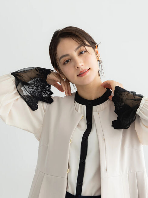 Te chichi「【セレモニーアイテム】レースカフスブラウス」|シャツ・ブラウス|