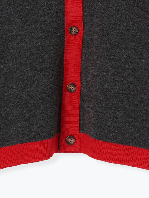 Samansa Mos2「袖ラインVネックカーディガン」|カーディガン|