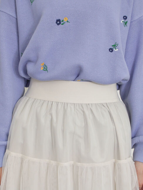 Samansa Mos2「チュールフリルスカート」|スカート|