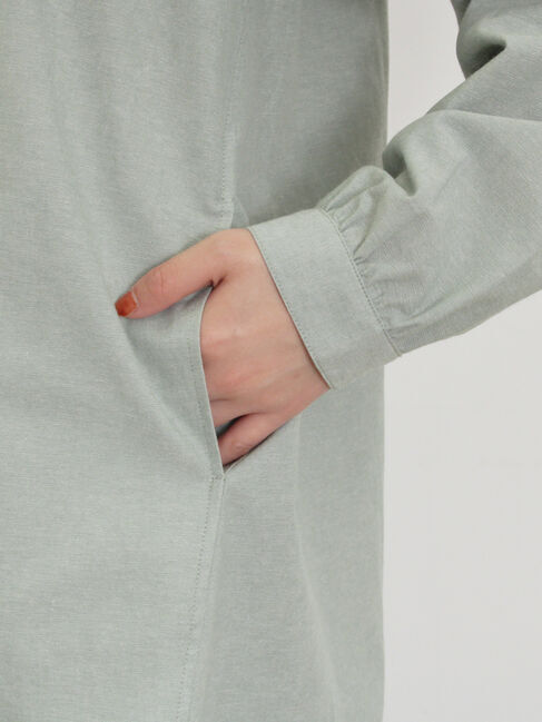 Samansa Mos2「裾ドロストチュニック」|シャツ・ブラウス|