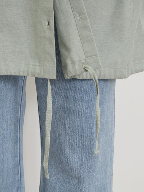 Samansa Mos2「裾ドロストチュニック」|シャツ・ブラウス|