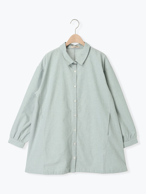 Samansa Mos2「裾ドロストチュニック」|シャツ・ブラウス|