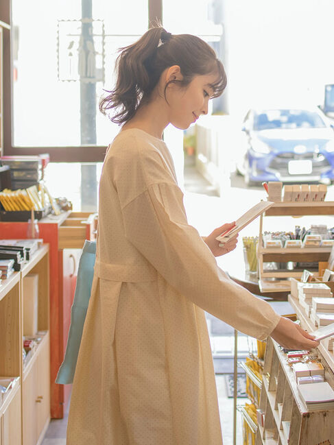 Samansa Mos2「【ゆべし&times;Samansa Mos2】切替2WAYワンピース」|ワンピース|