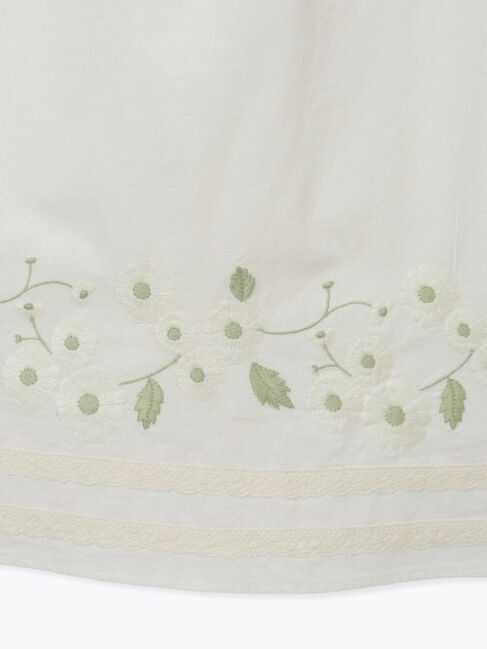 Samansa Mos2「【WEB限定】花柄刺繍ギャザースカート」|スカート|