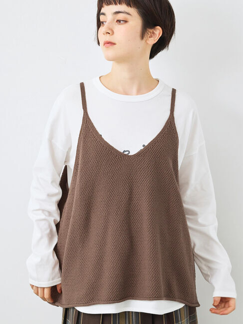 SM2「ニットキャミチュニック」|ニット・セーター|