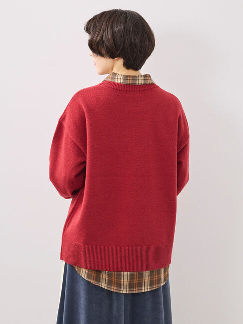 SM2「ロゴ刺繍ニットプルオーバー」|ニット・セーター|