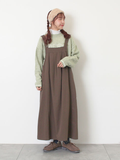 Samansa Mos2「【吸湿発熱】襟レースシャーリングカットソー」|Tシャツ・カットソー|