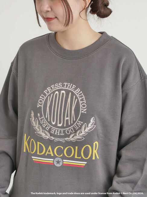 SM2「【KODAK】ロゴプリントスウェット」|Tシャツ・カットソー|チャコールグレー