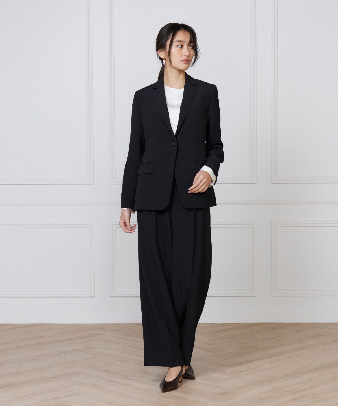 INED「《大きいサイズ》テーラードジャケット」|テーラードジャケット|