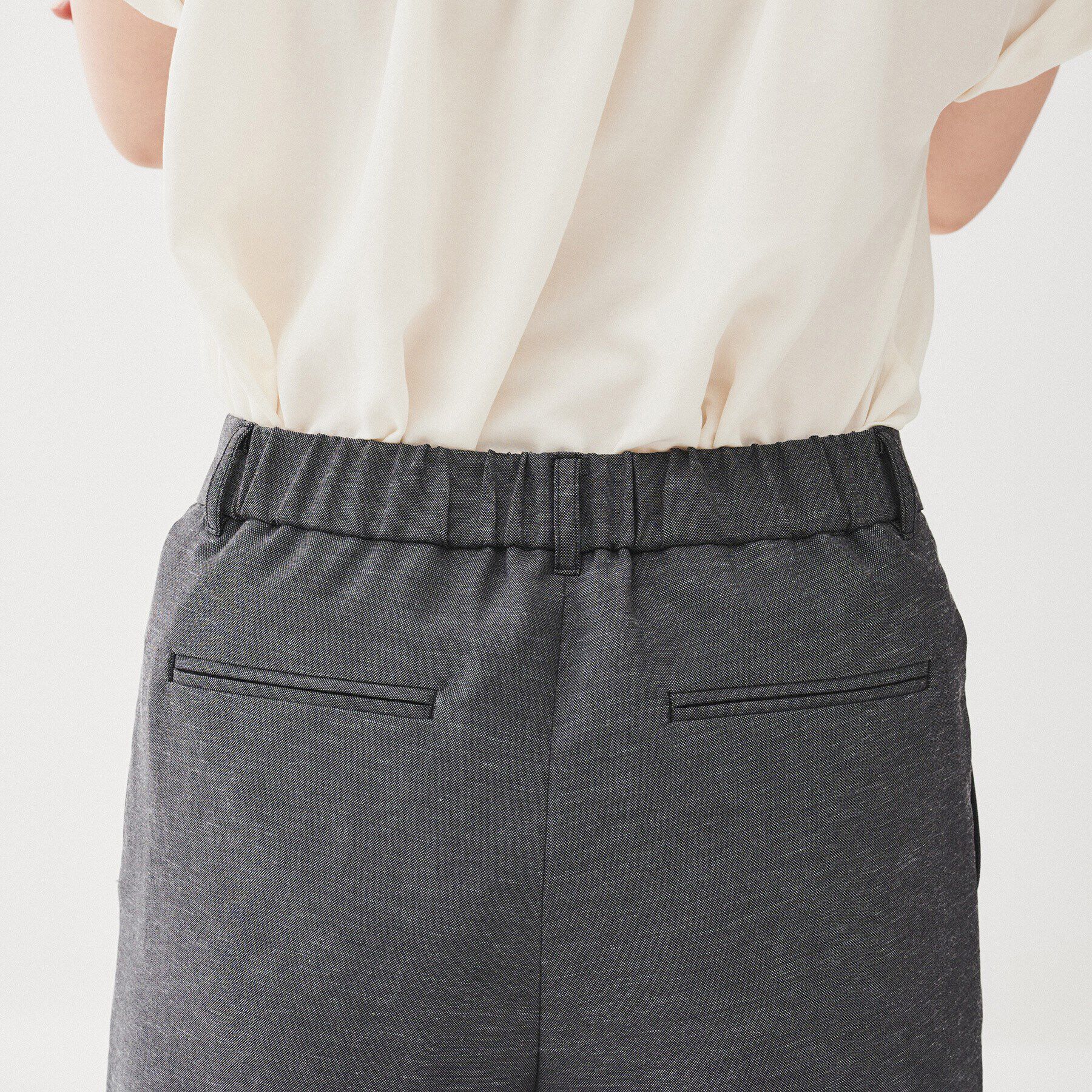 UNTITLED「【薄地／ストレッチ】ベーシックシルエット　ドライタッチワイドパンツ」|その他|