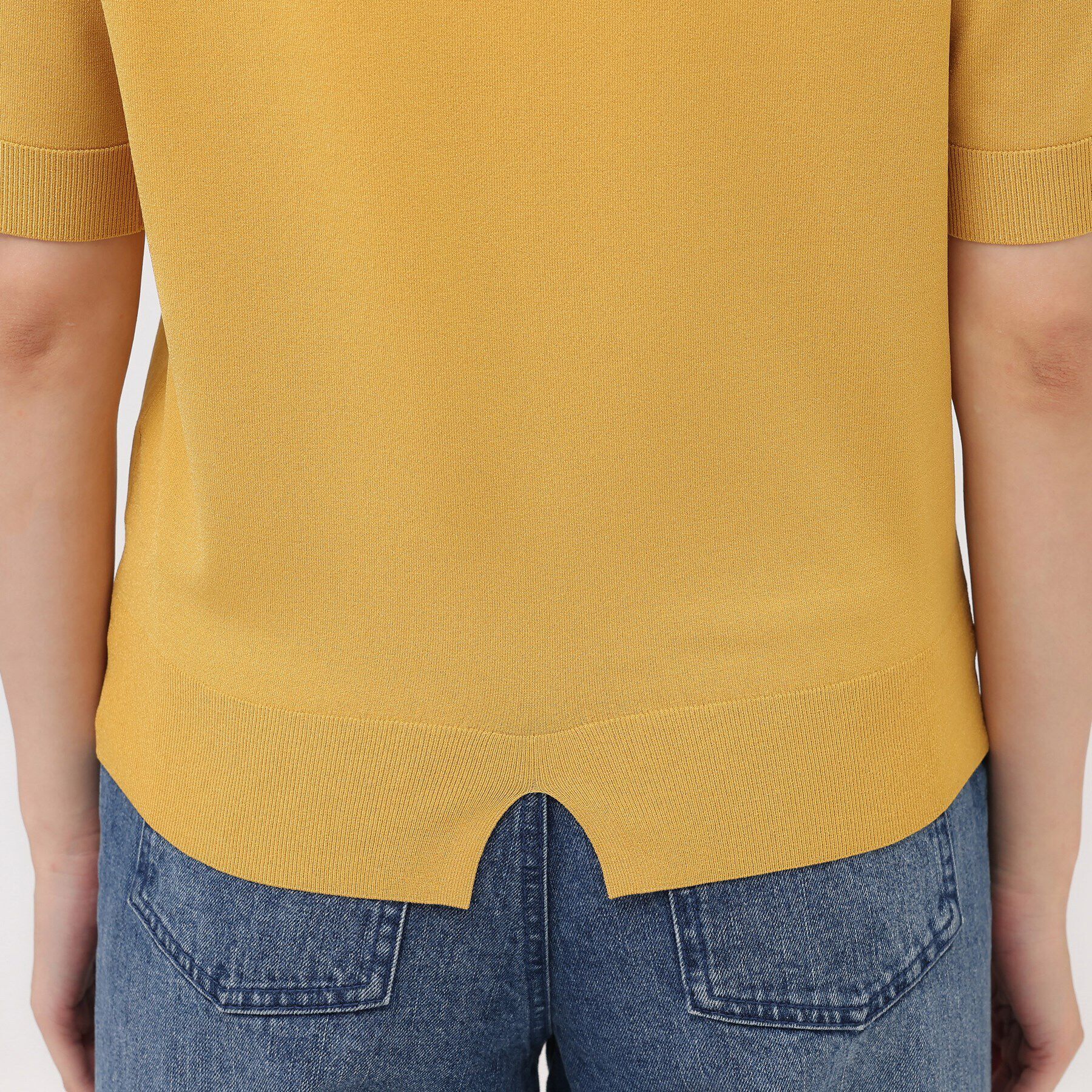 UNTITLED「【サラッと薄手素材/アンサンブル可能】レーヨンストレッチ クルーネックニット」|ニット・セーター|