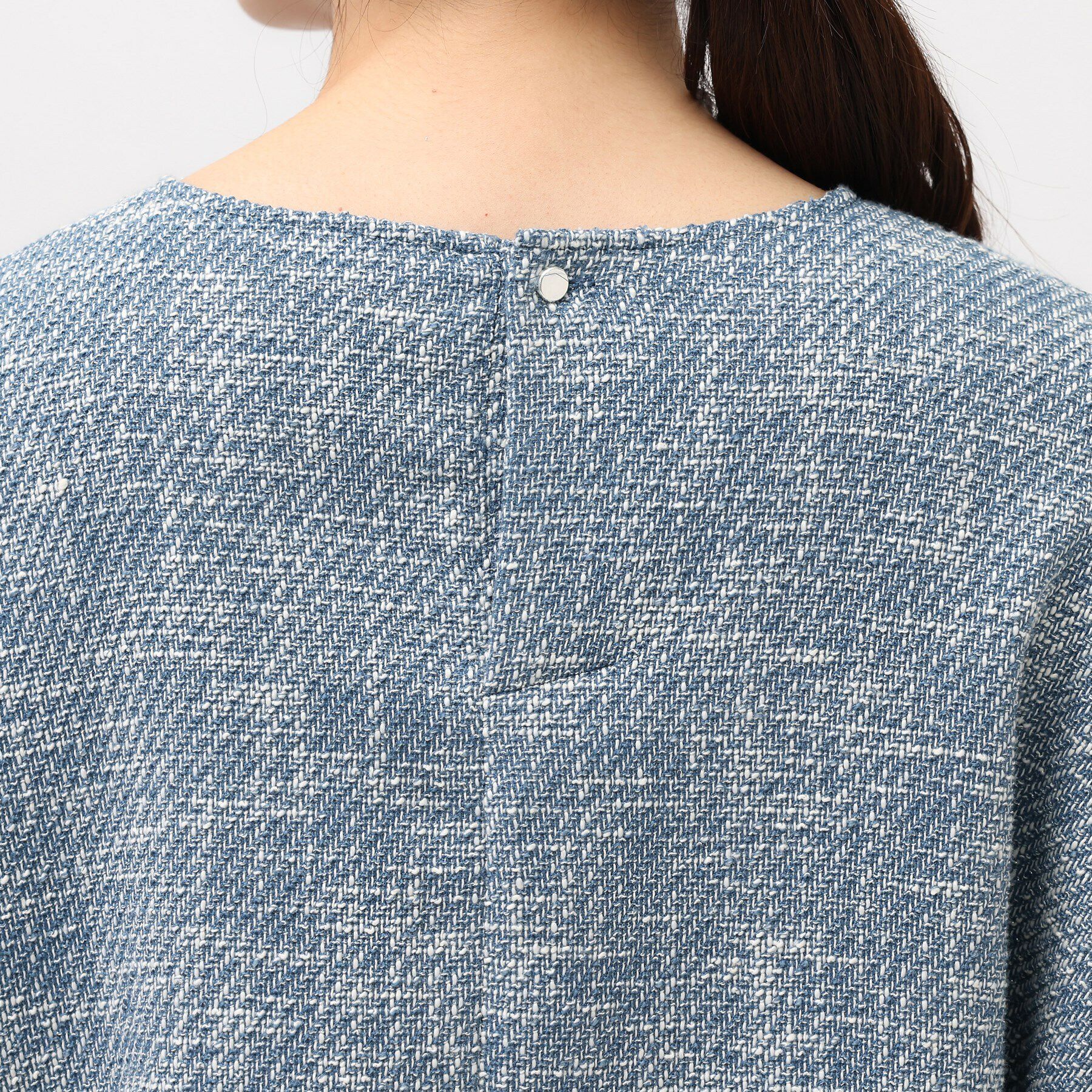 UNTITLED「【レイヤードもオススメ/薄手ツイード素材】ツイードフリンジトップス」|シャツ・ブラウス|