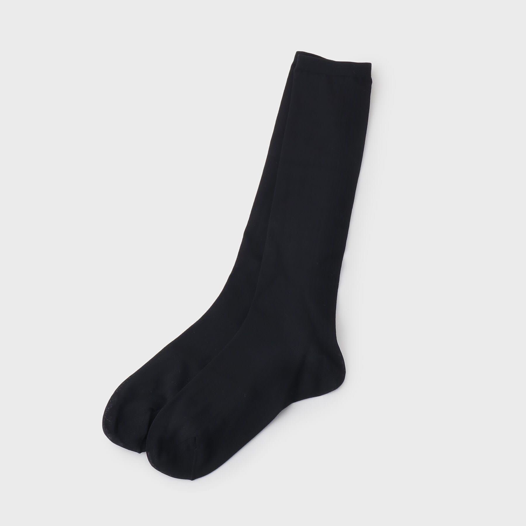 UNTITLED「シアーロングソックス」|ソックス|ブラック(019)