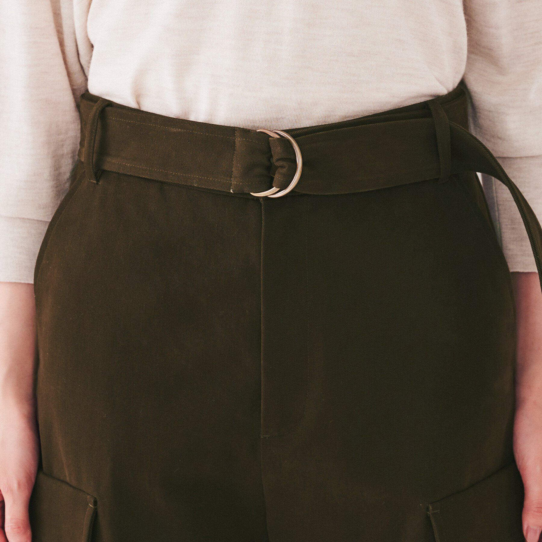 UNTITLED「【コットン100/イタリア素材】コットンモール カーゴパンツ」|その他|