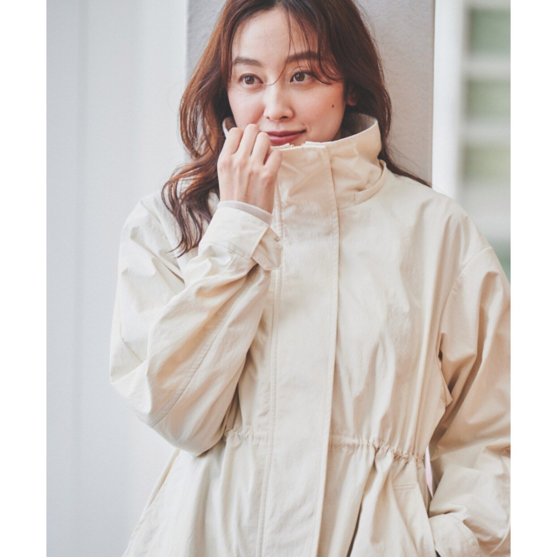 UNTITLED「【フード取り外し可/ロング丈】ボアライナー付きコート」|ミリタリー・モッズコート|