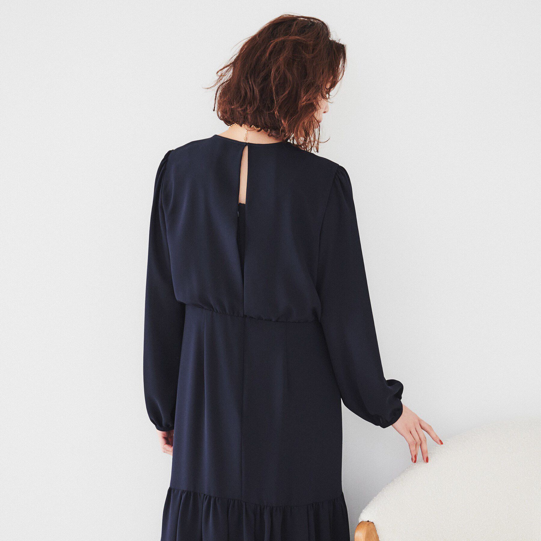 UNTITLED「【フォーマル/シーズンレス】ジョーゼット ティアードドレス」|ワンピース|