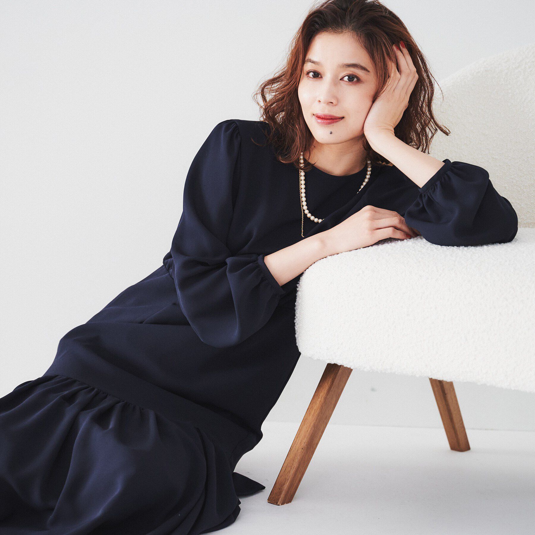 UNTITLED「【フォーマル/シーズンレス】ジョーゼット ティアードドレス」|ワンピース|