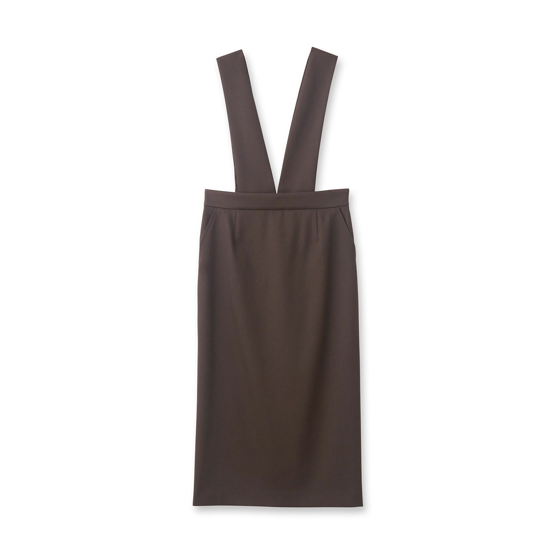 UNTITLED「【肩紐取り外し可/日本製/ミモレ丈】2WAYジャンパースカート」|スカート|