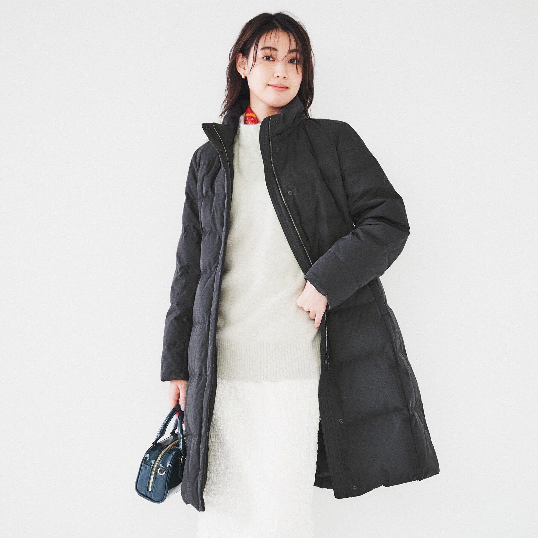 UNTITLED「【撥水／洗える／フード取り外し】ファー付きロングダウンコート」|ダウン|
