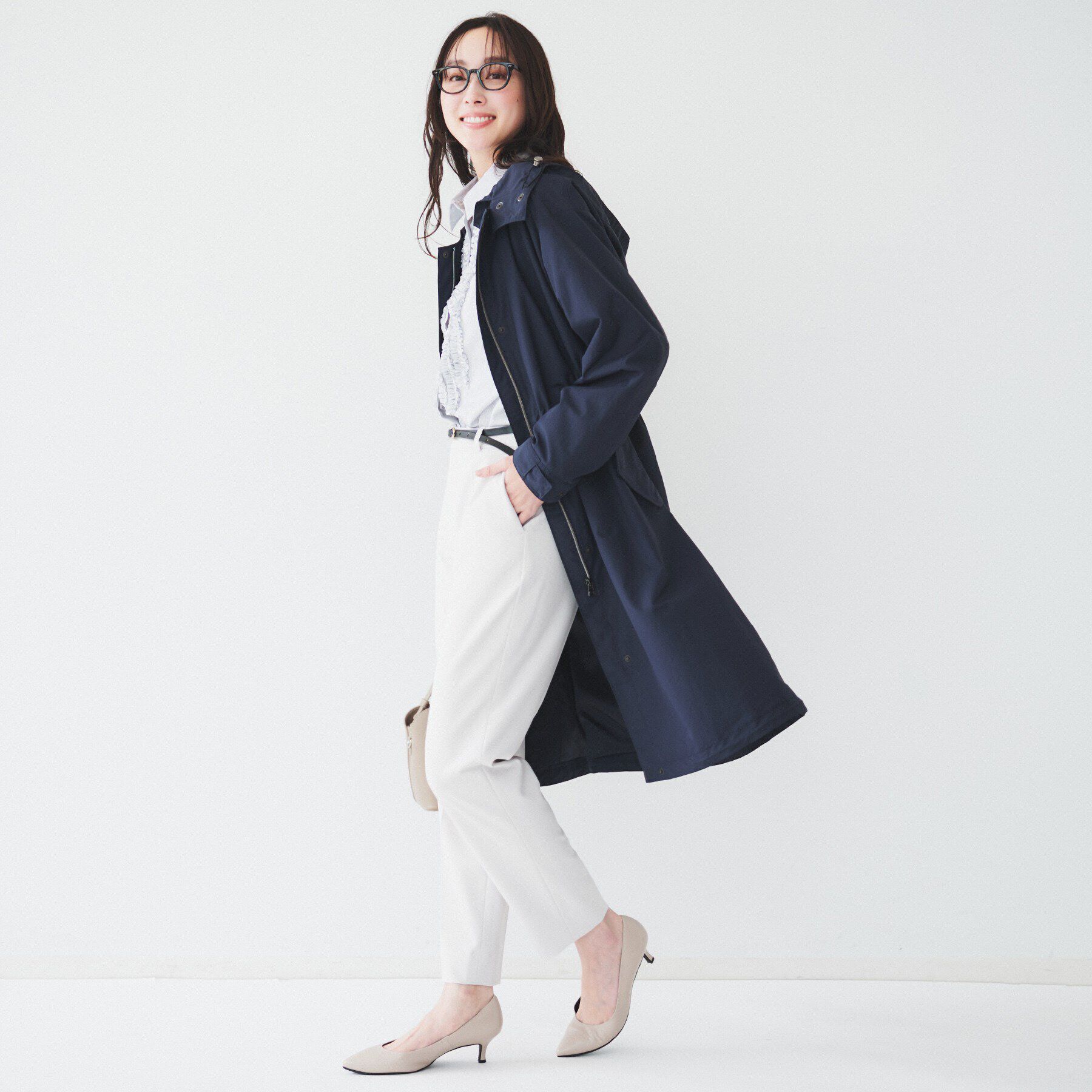 UNTITLED「【きれいめカジュアル】フード2WAY モッズコート」|ミリタリー・モッズコート|