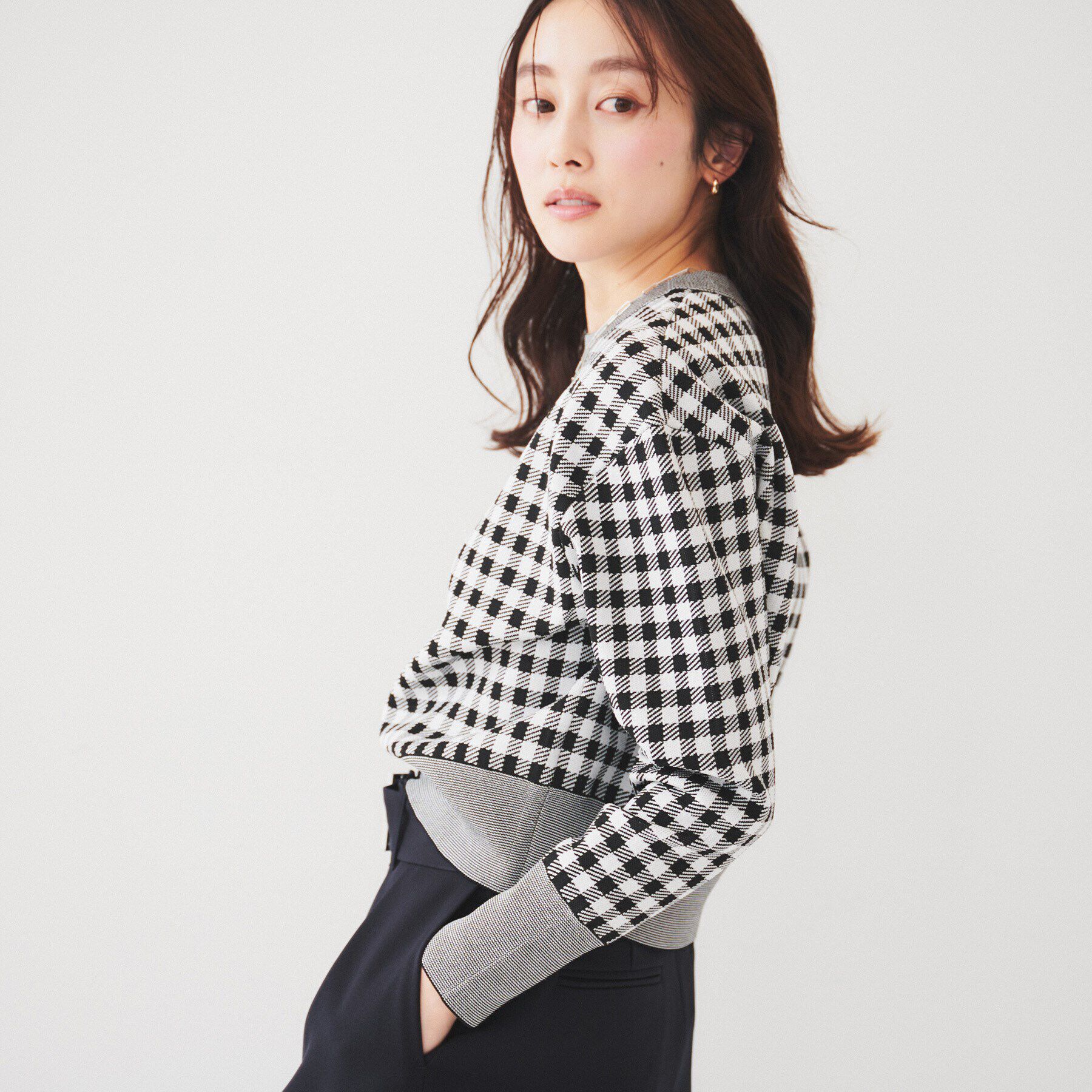 UNTITLED「【セットアップ可能】スポンディッシュプルオーバー」|ニット・セーター|