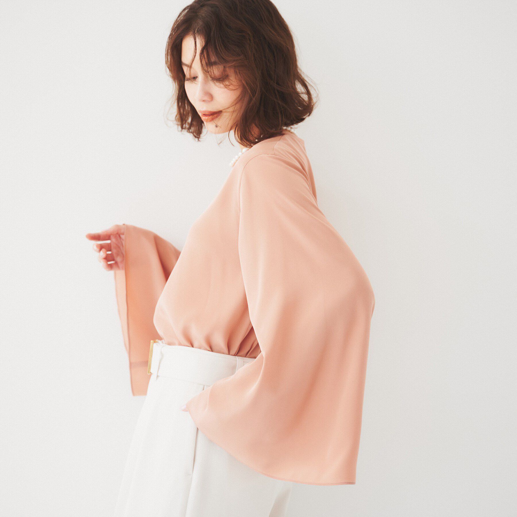 UNTITLED「フレアスリーブブラウス」|シャツ・ブラウス|