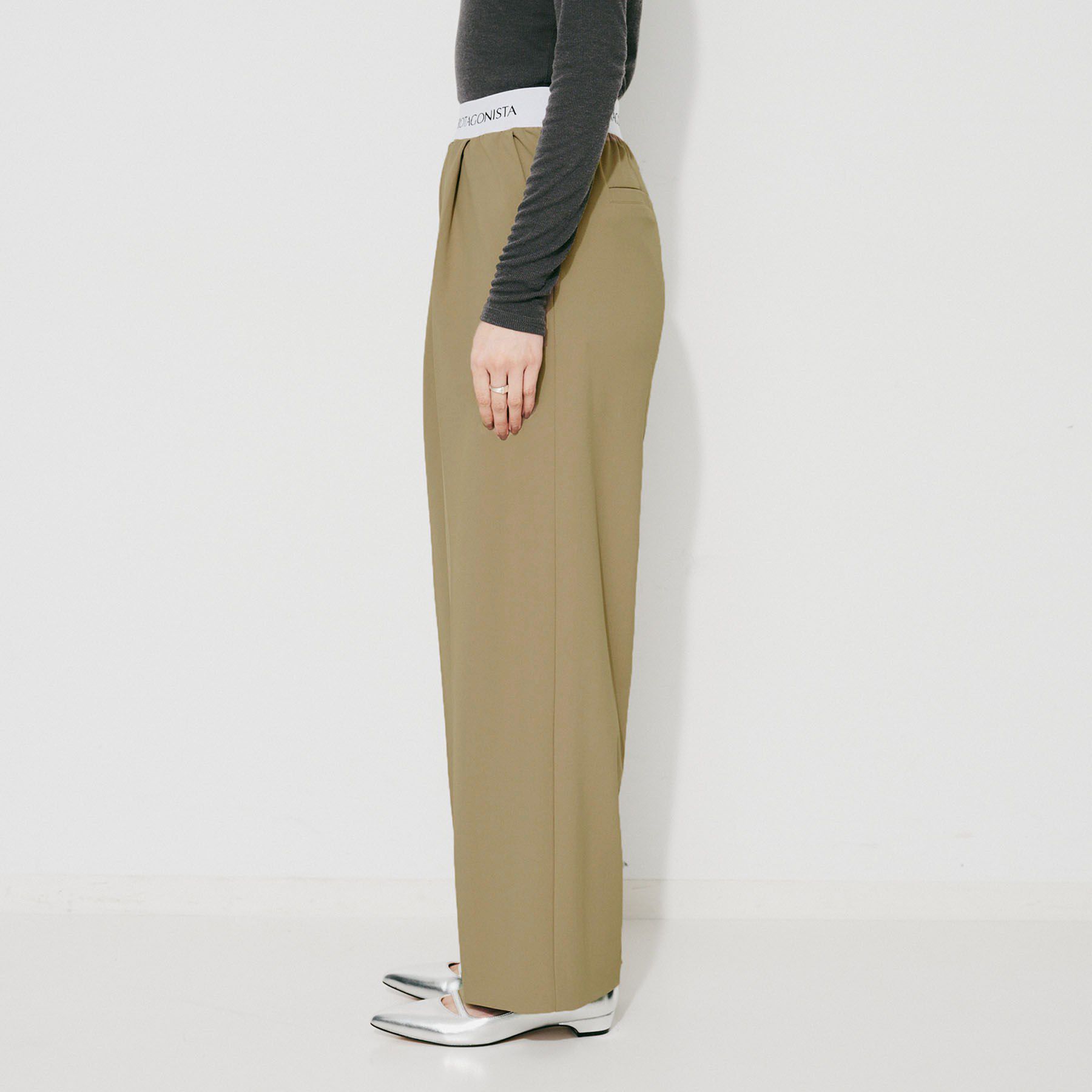 UNTITLED「【PROTAGPNISTA】QUICK DRY WAIST LOGO PANTS」|その他|