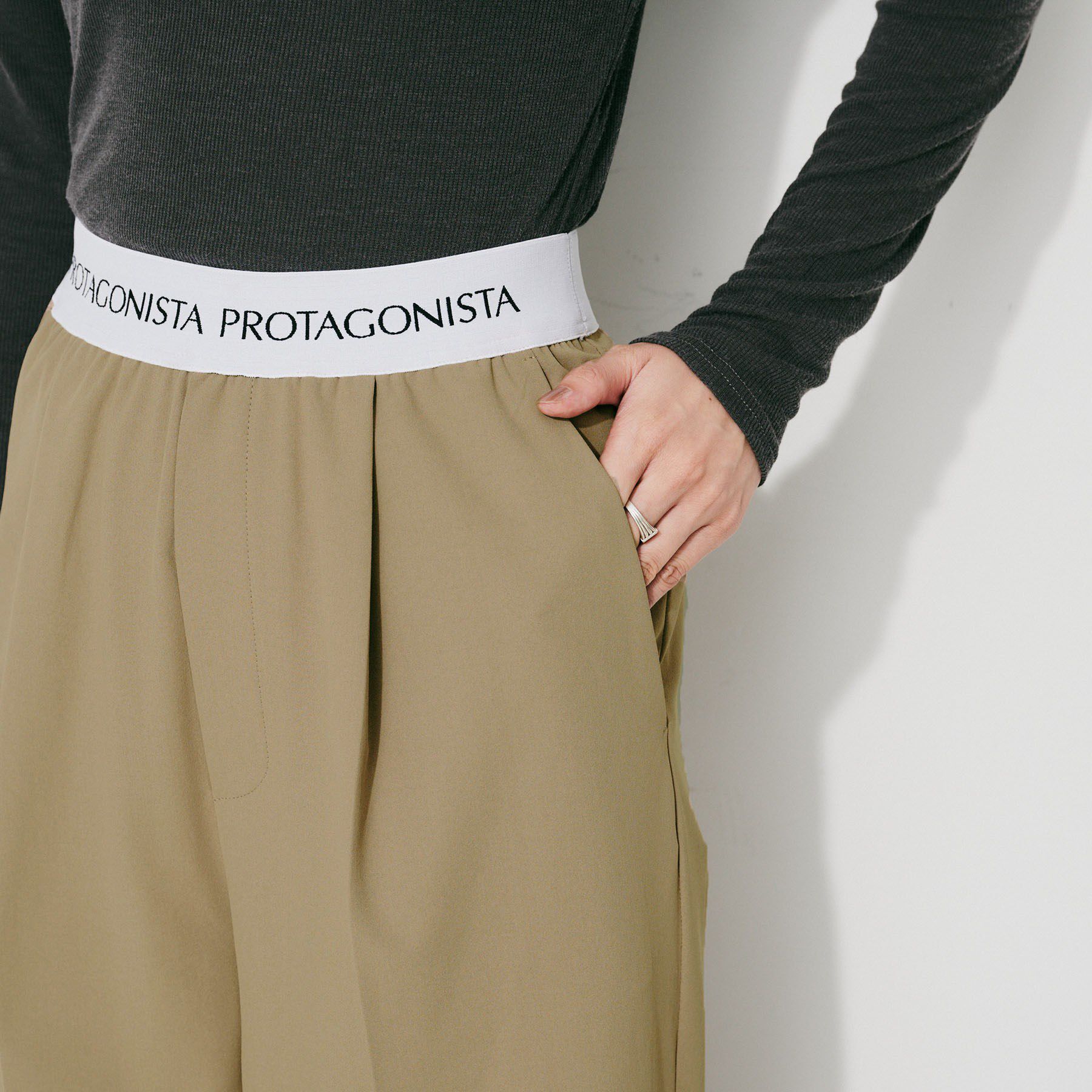 UNTITLED「【PROTAGPNISTA】QUICK DRY WAIST LOGO PANTS」|その他|