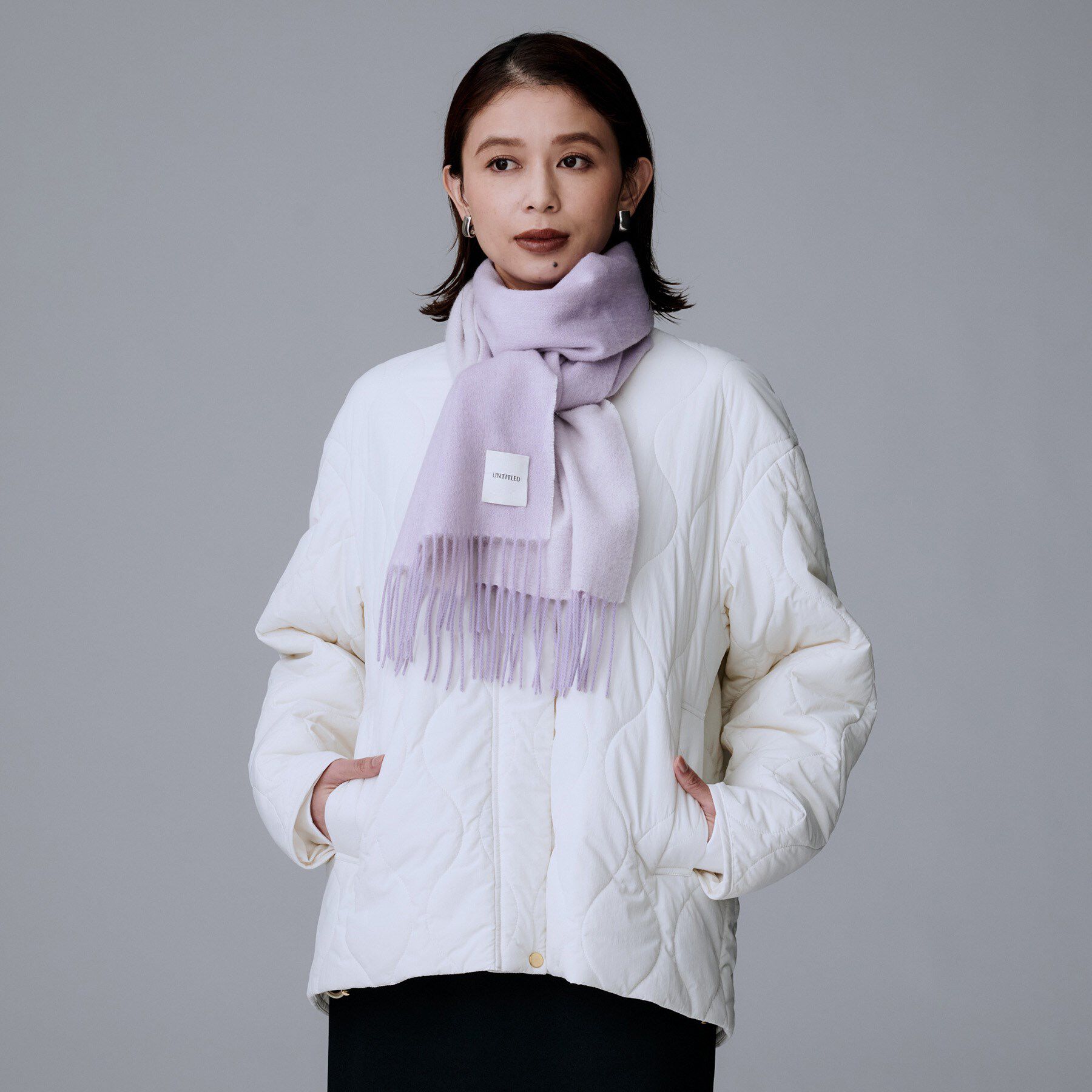 UNTITLED「ウールリバーマフラー」|ストール|