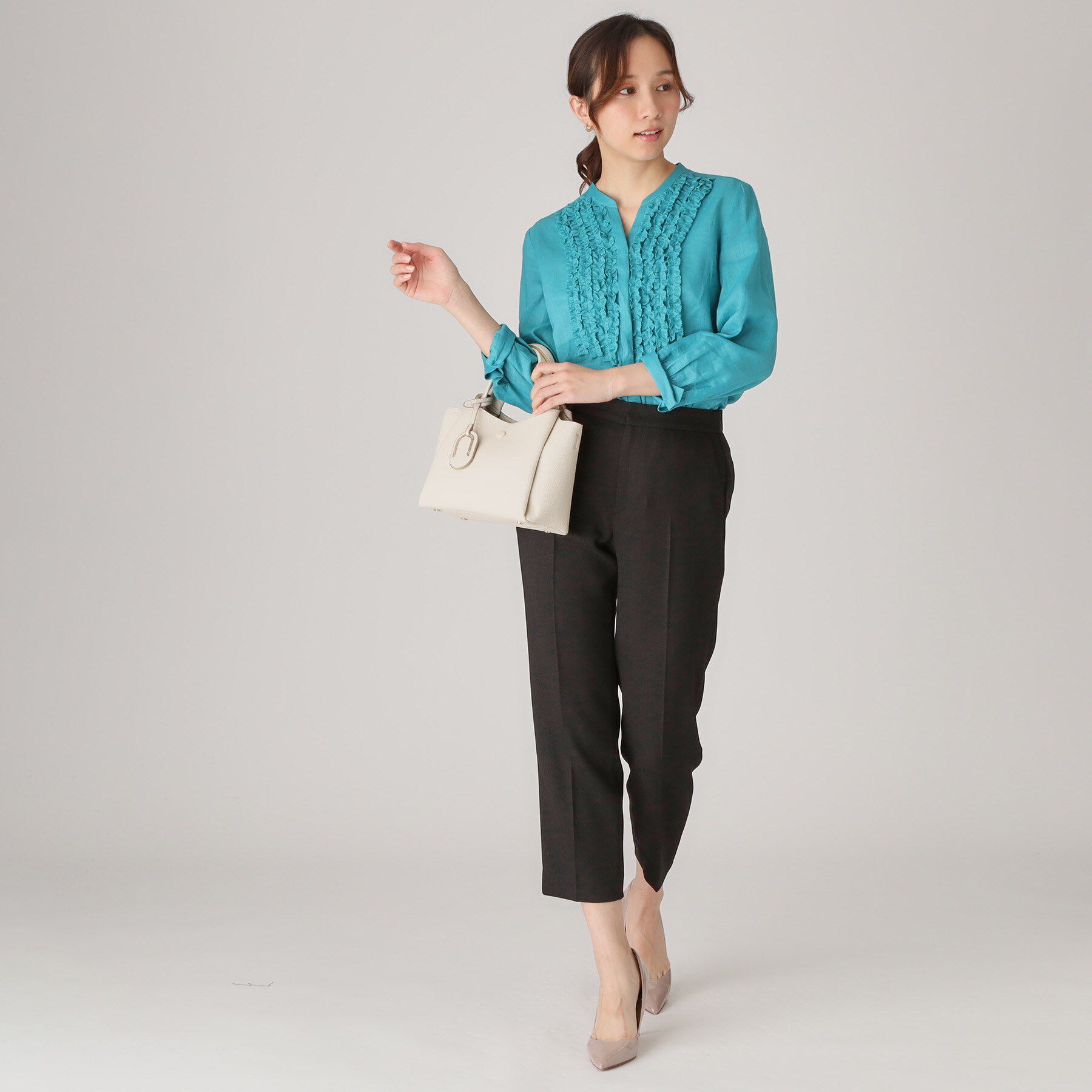 COUP DE CHANCE「【手洗い可／日本製】タックレテーパードパンツ」|その他|