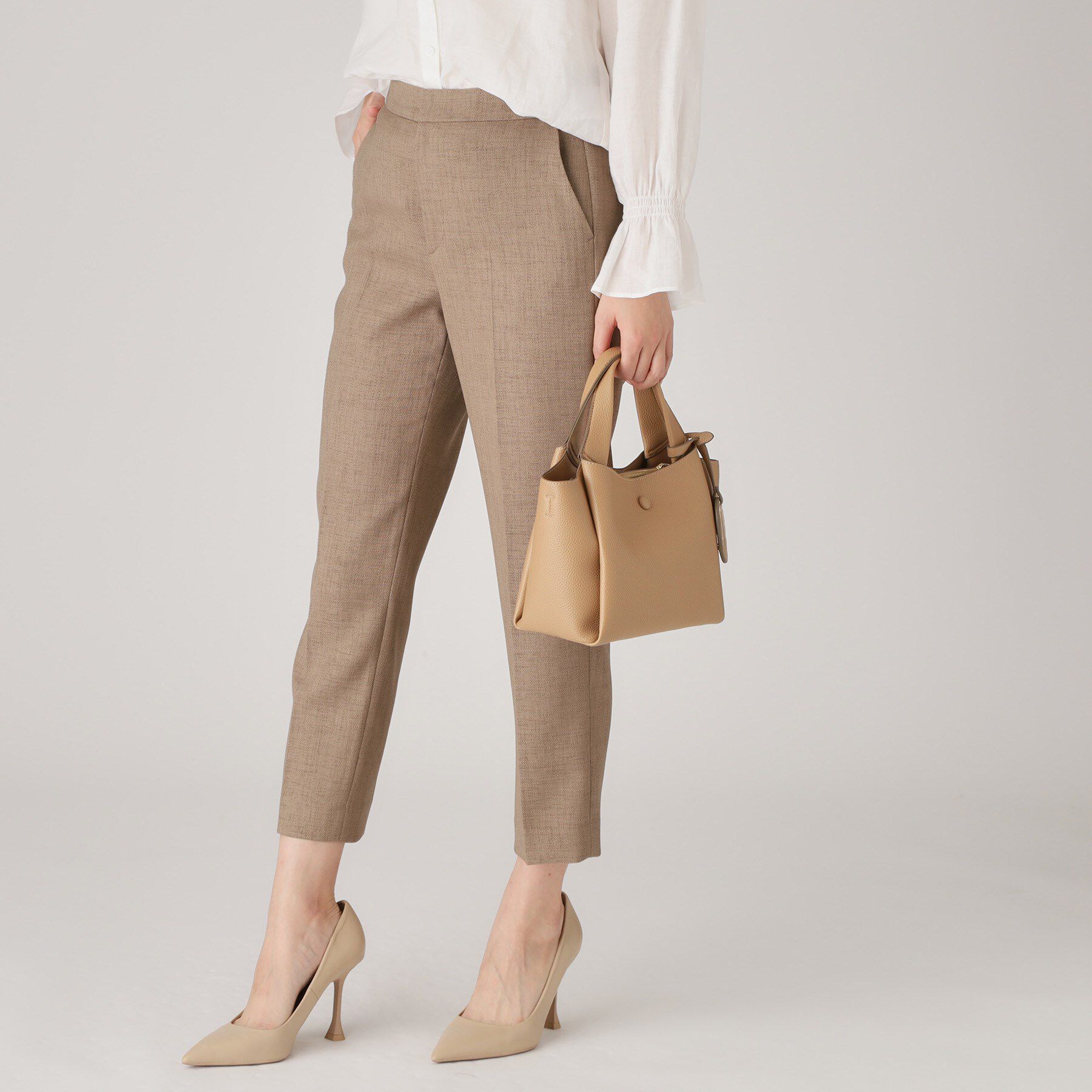 COUP DE CHANCE「【手洗い可／日本製】タックレテーパードパンツ」|その他|