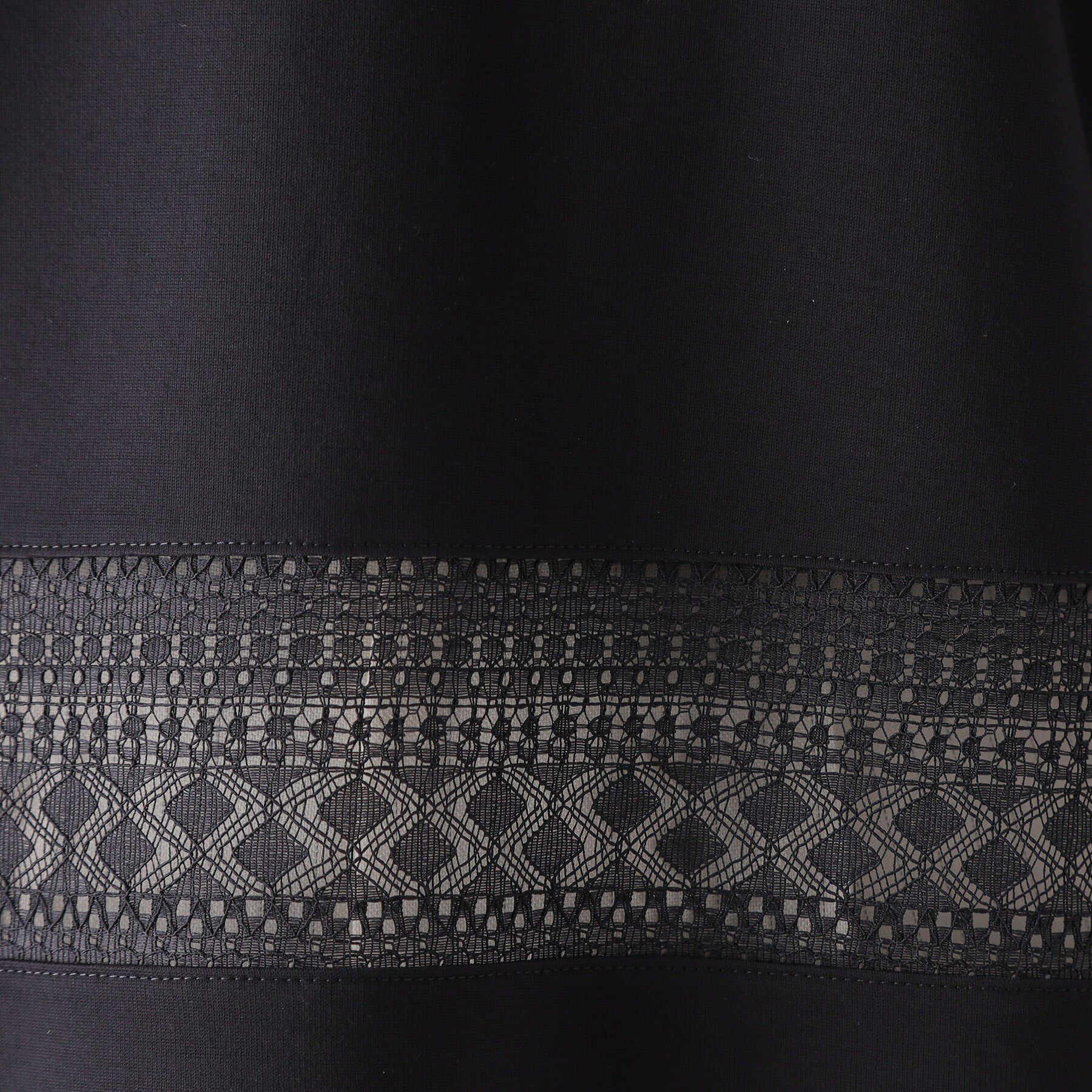 COUP DE CHANCE「【洗える／日本製】レース使いジャージトップス」|Tシャツ・カットソー|