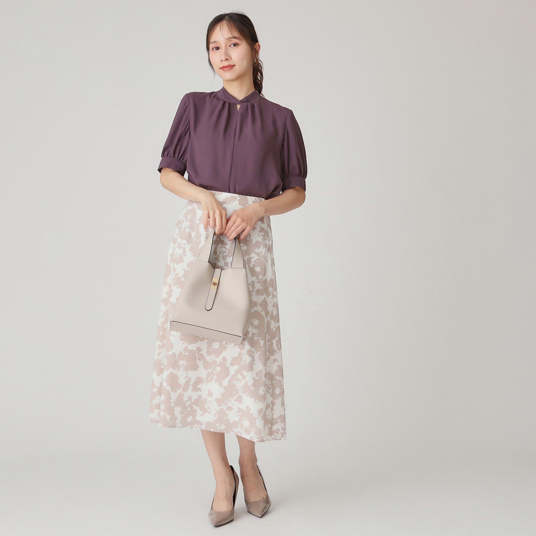 COUP DE CHANCE「【手洗い可／日本製】パフスリーブブラウス」|シャツ・ブラウス|