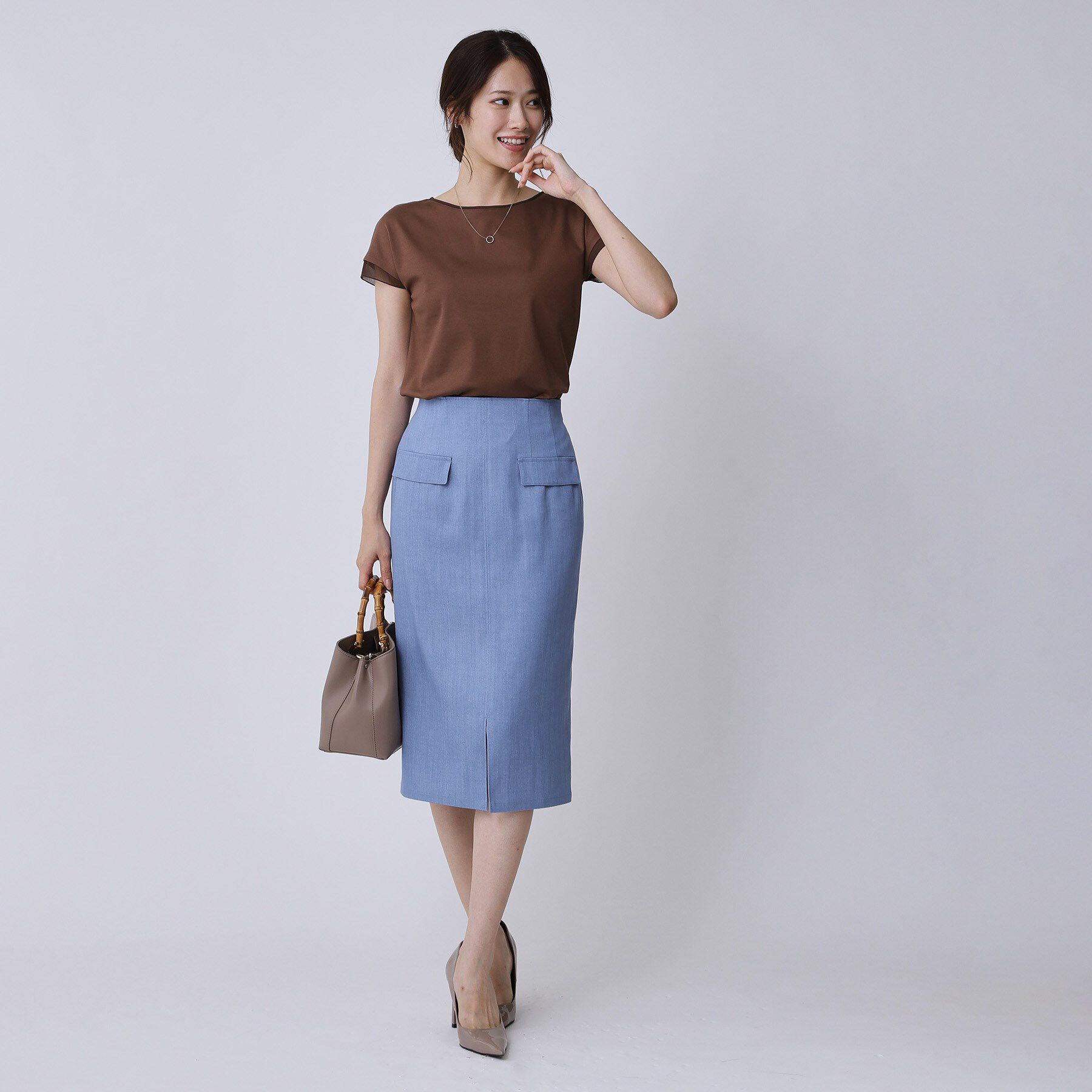 COUP DE CHANCE「【手洗い可／日本製】シンプルジャージカットソー」|Tシャツ・カットソー|