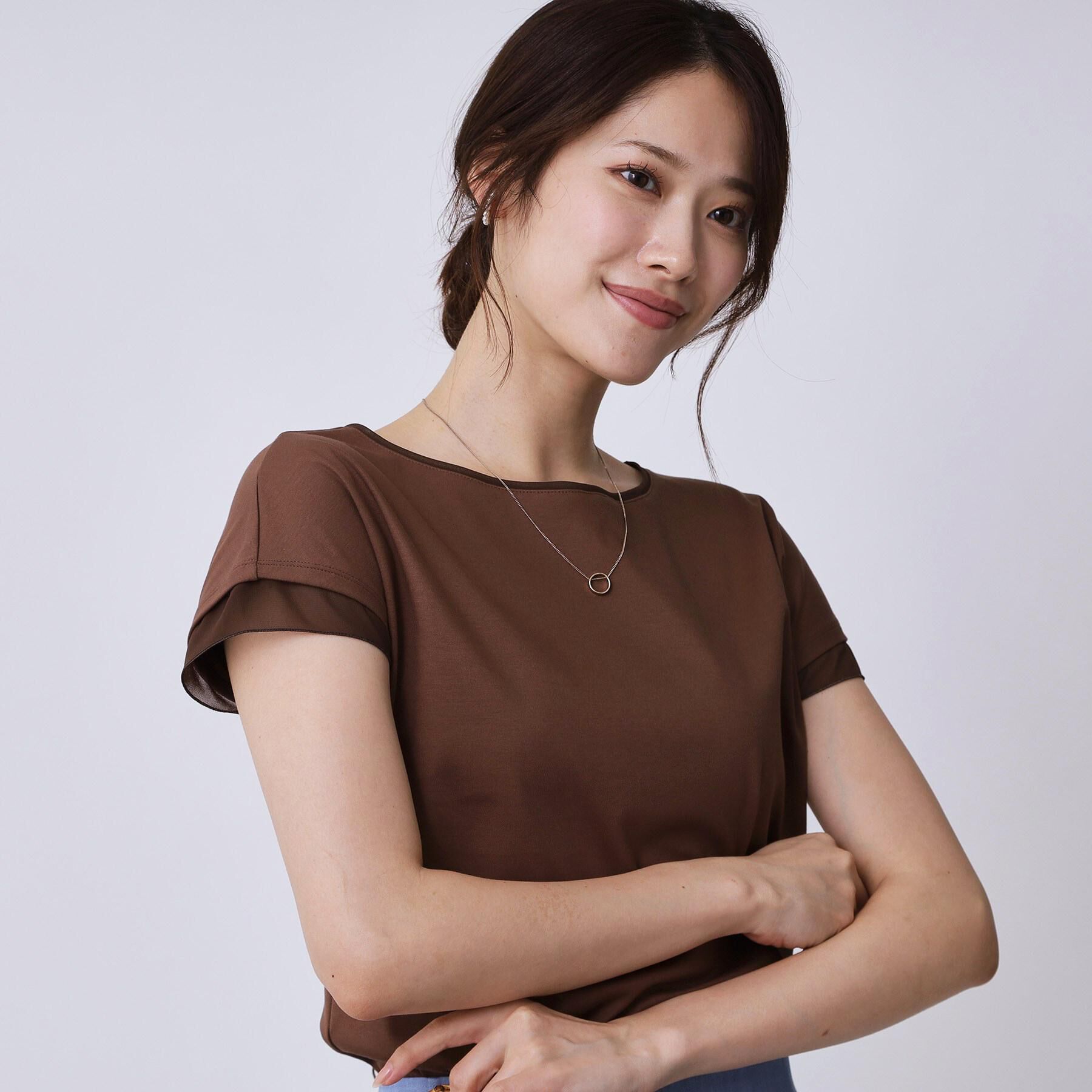 COUP DE CHANCE「【手洗い可／日本製】シンプルジャージカットソー」|Tシャツ・カットソー|