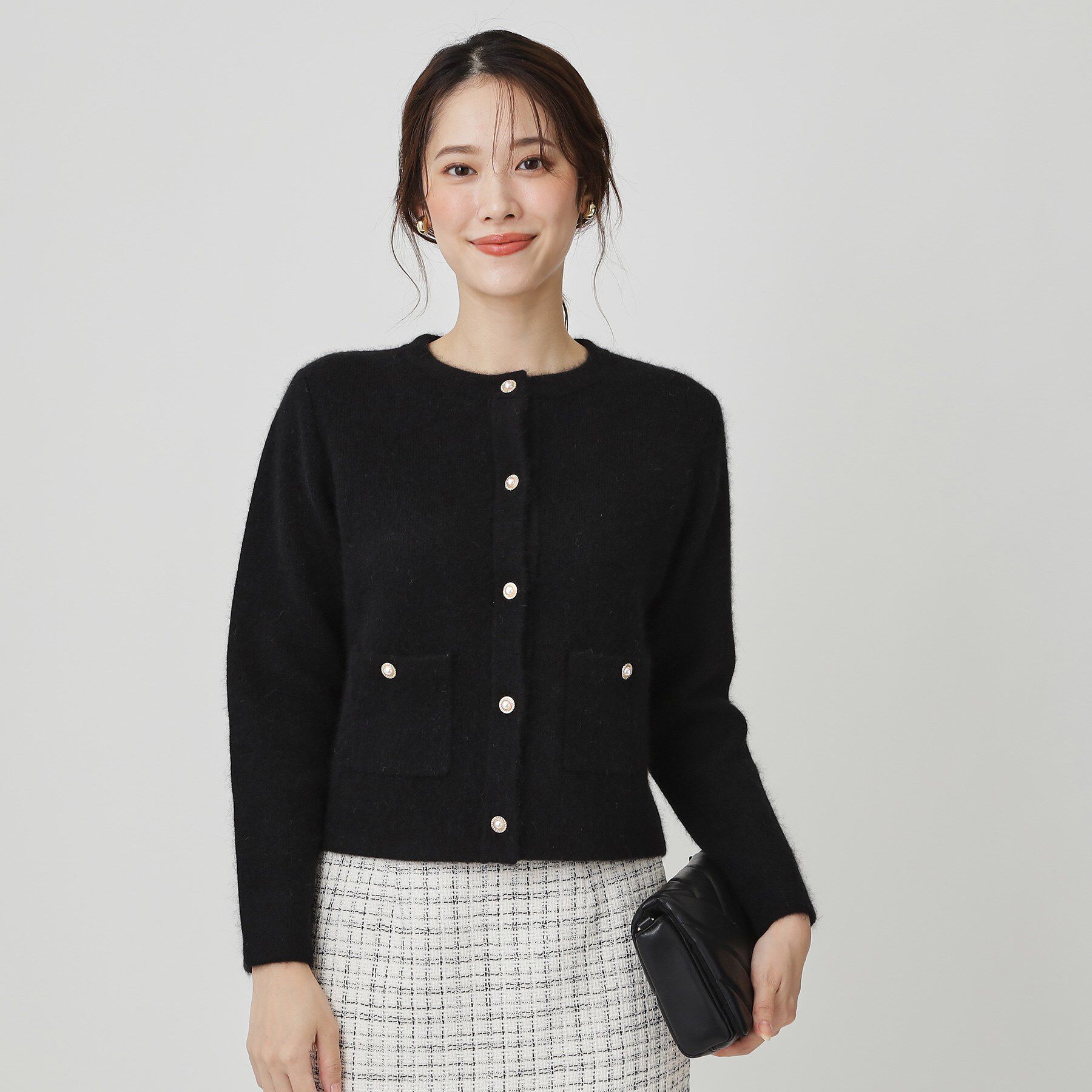 COUP DE CHANCE「【手洗い可】ジャケット風カーディガン」|カーディガン|