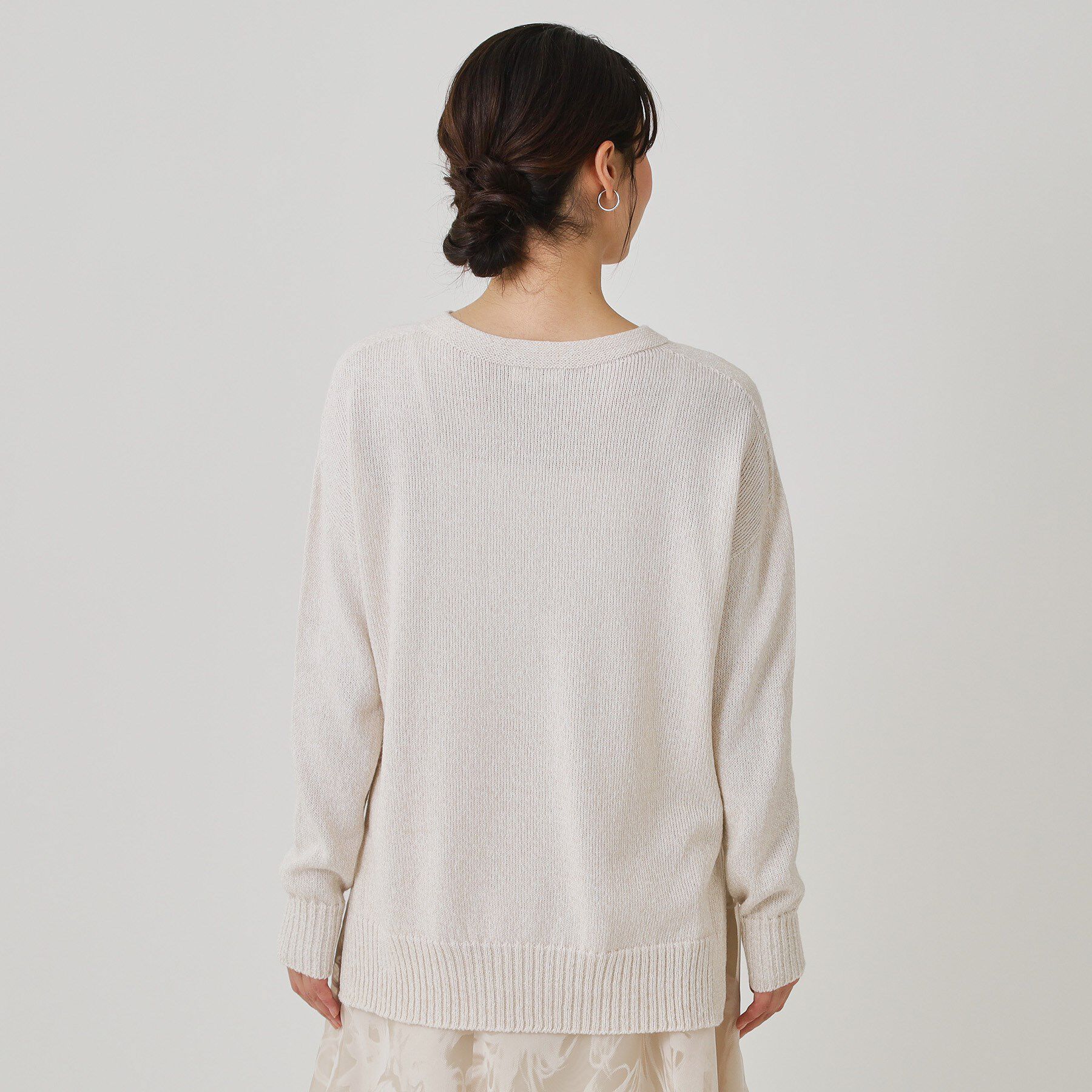 COUP DE CHANCE「【手洗い可／日本製】ヒップ丈ニットトップス」|ニット・セーター|