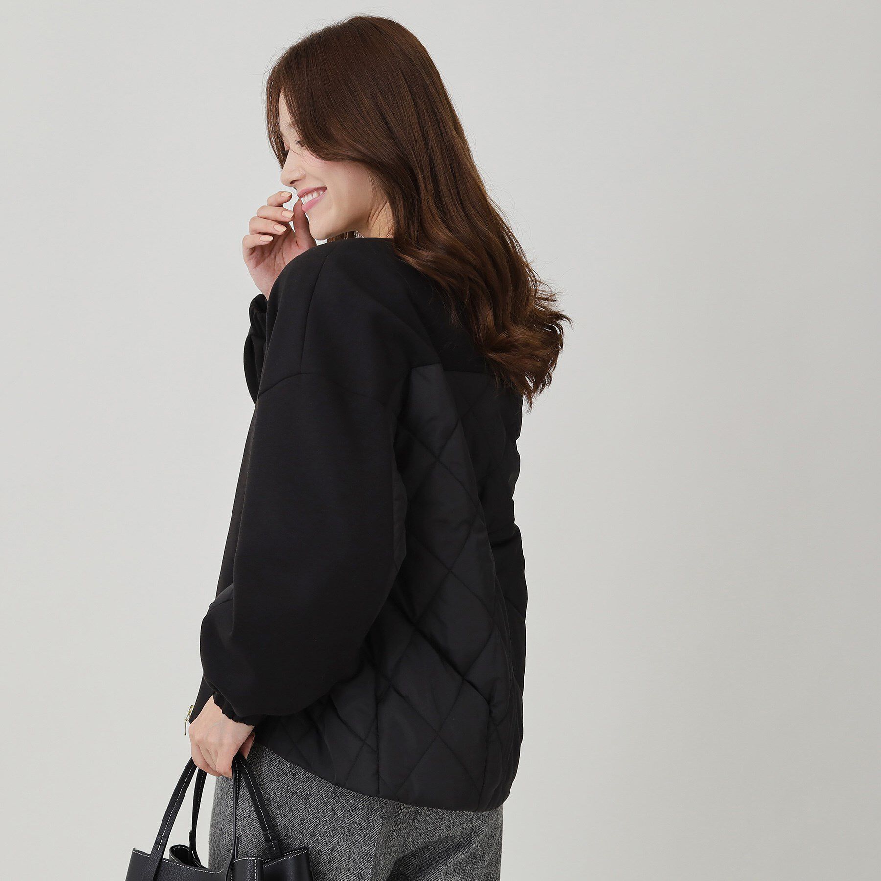 COUP DE CHANCE「【軽羽織】中綿キルティングブルゾン」|ブルゾン・スタジャン|