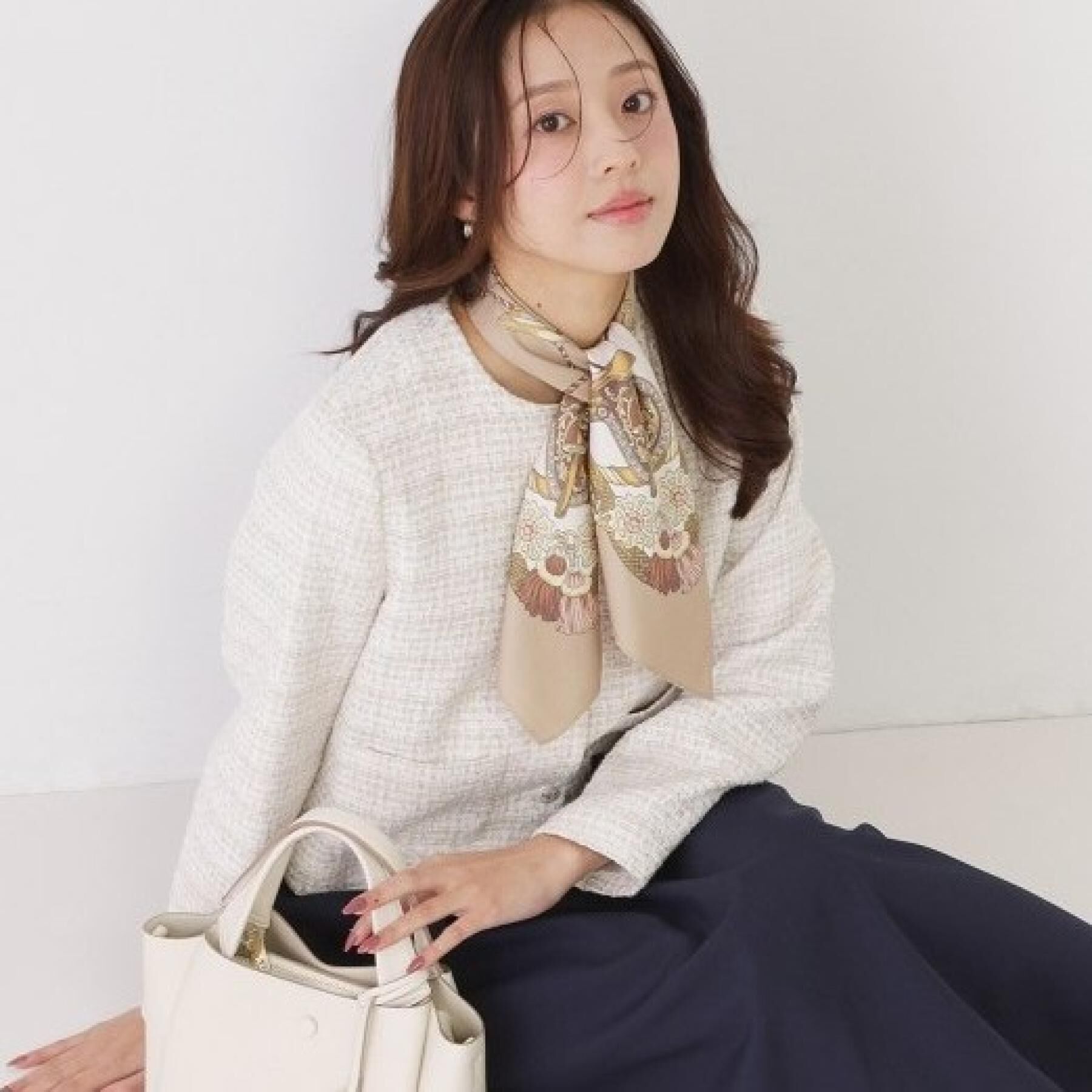 COUP DE CHANCE「【馬具柄】クラシカルなプリントスカーフ」|バンダナ・スカーフ|