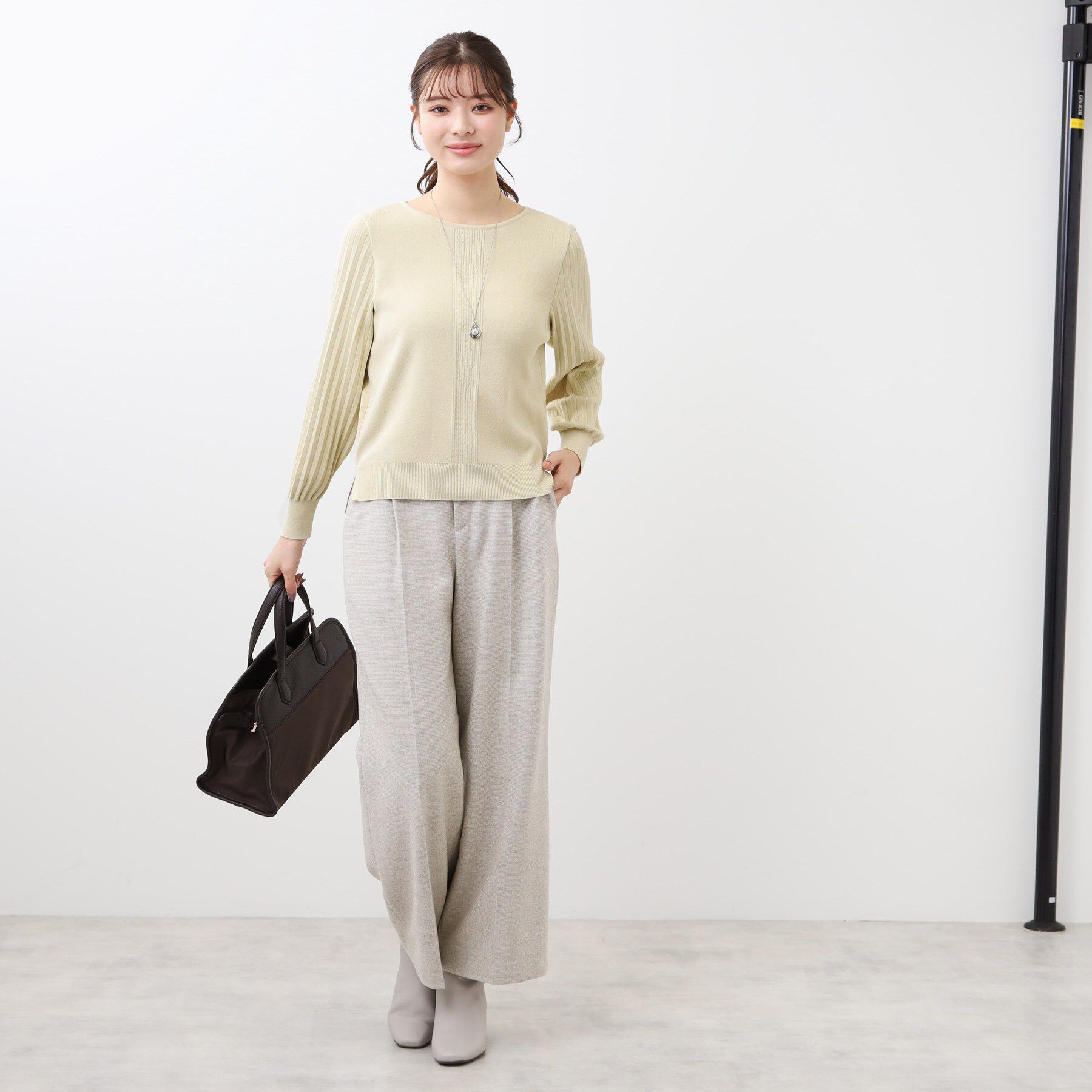 Reflect「【大人気ニットに新色登場！マイカラニット+／細見え／WEB限定カラーあり／マシンウォッシュ可／選べる」|ニット・セーター|