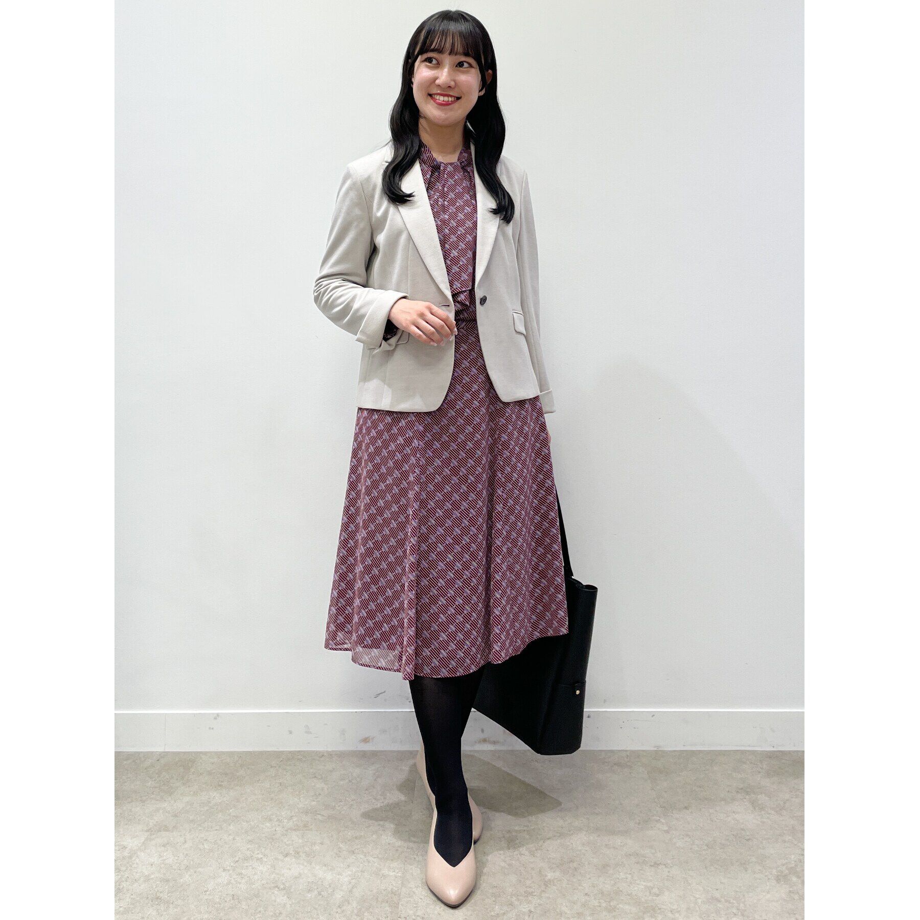 Reflect「【マシンウォッシュ可／セットアップ可能】ヴィンテージプリントフレアスカート」|スカート|