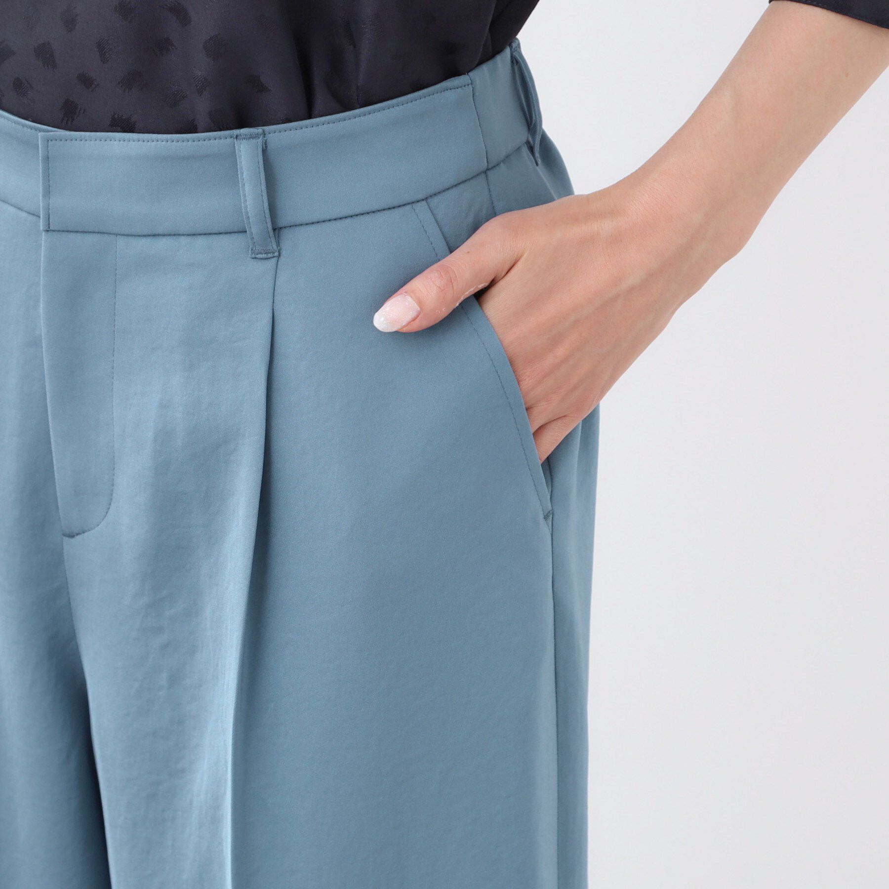 Reflect「【透けない】フルレングスワイドストレートパンツ」|その他|