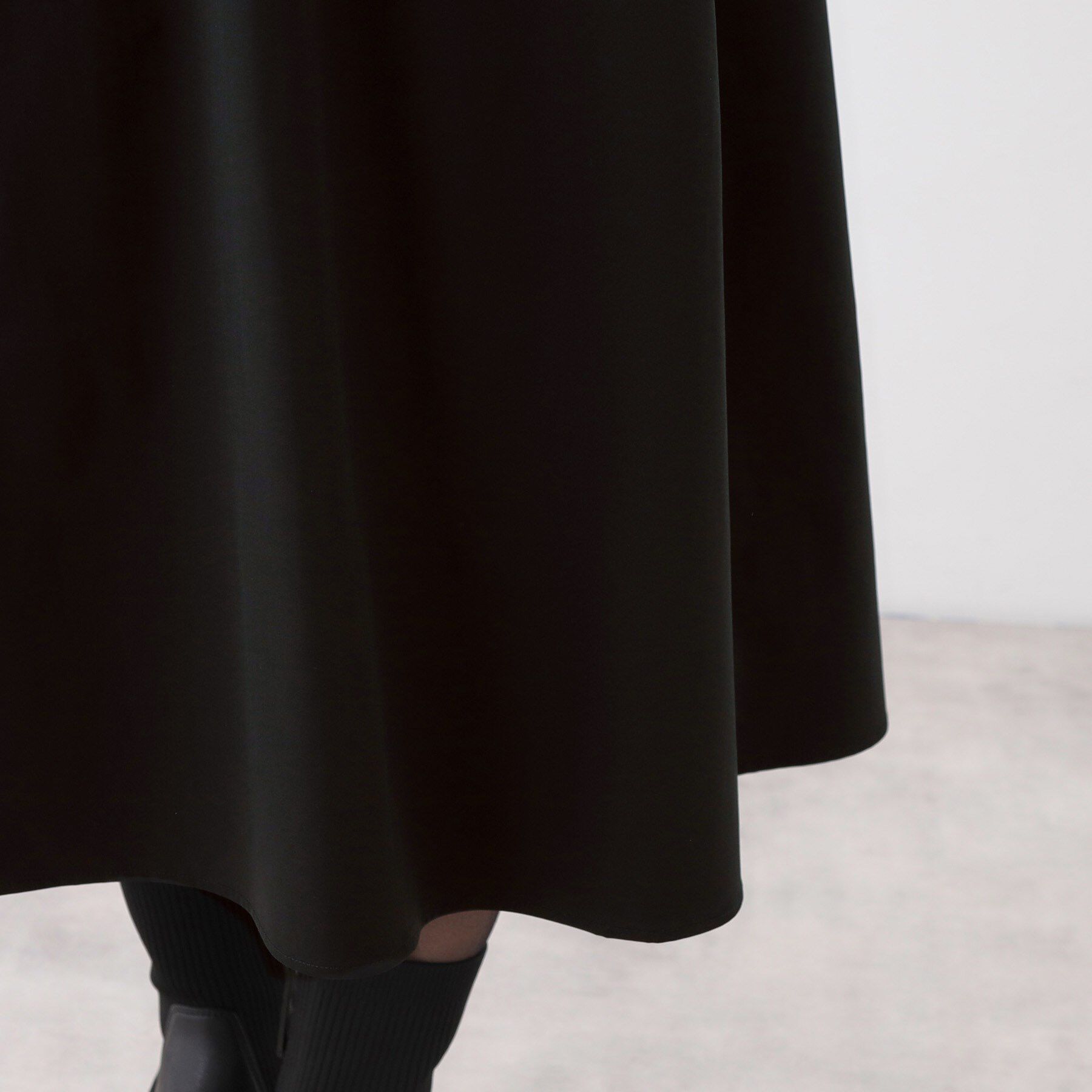 Reflect「【一枚で着映える◎／セットアップ可】ニット&times;タフタドッキングワンピース」|ワンピース|