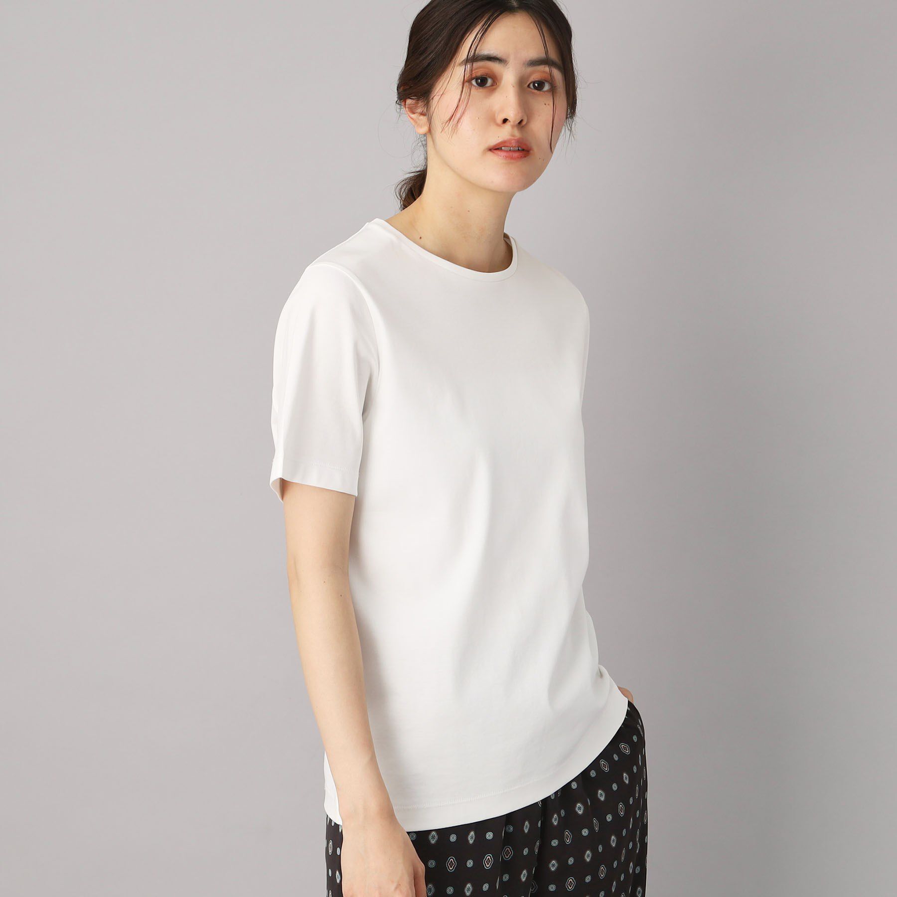 DRESSTERIOR「【接触冷感/抗菌防臭/消臭】アイスクリアコットンTシャツ」|Tシャツ・カットソー|