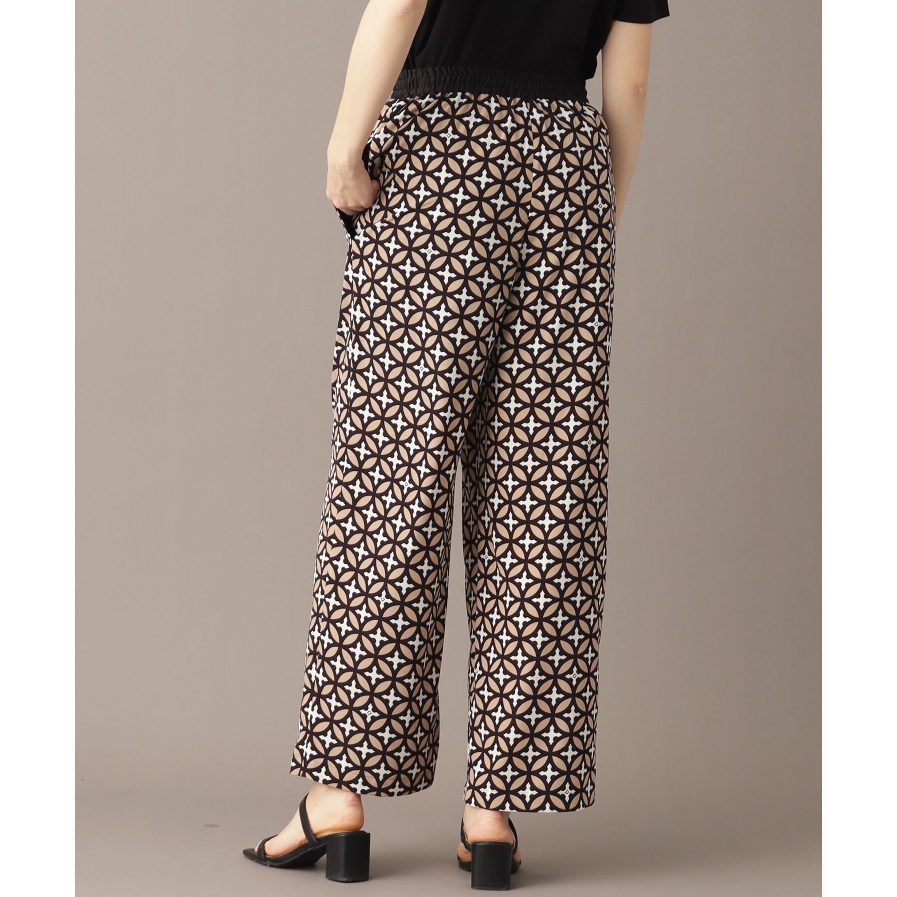 DRESSTERIOR「【ウエストゴム/オリジナル柄】オーバーラップサークルイージーパンツ」|その他|