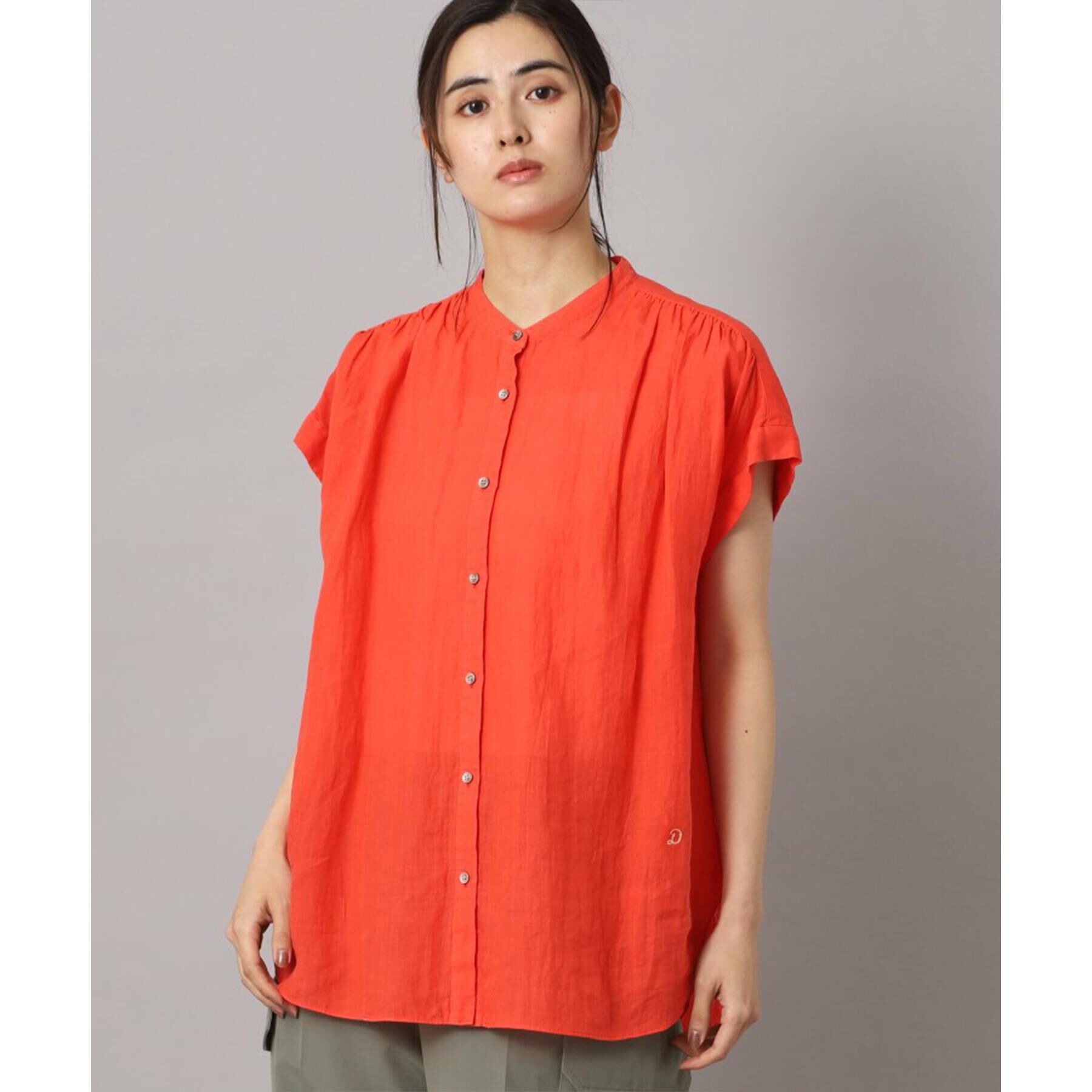 DRESSTERIOR「ガーメントダイラミーフレンチシャツ」|シャツ・ブラウス|