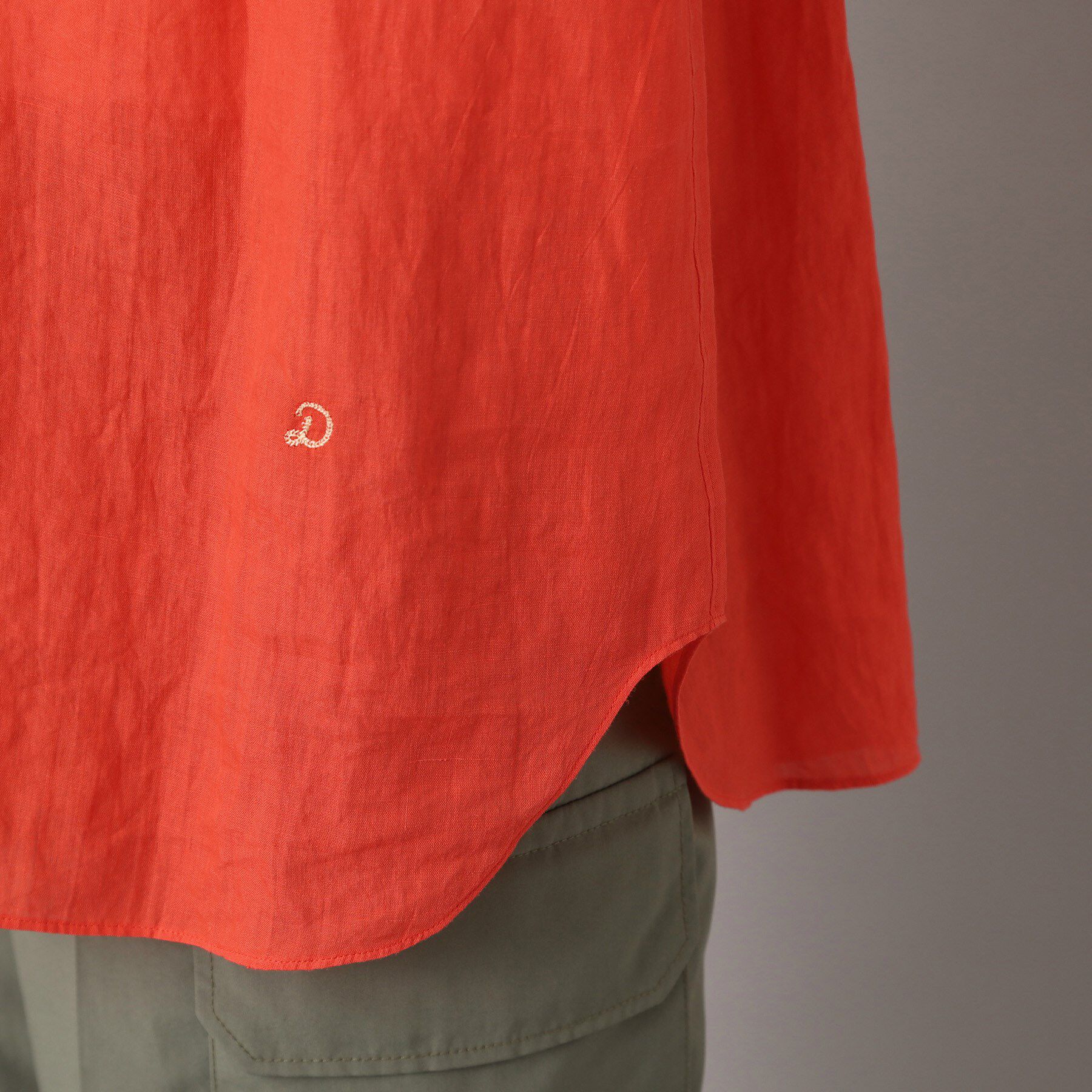 DRESSTERIOR「ガーメントダイラミーフレンチシャツ」|シャツ・ブラウス|