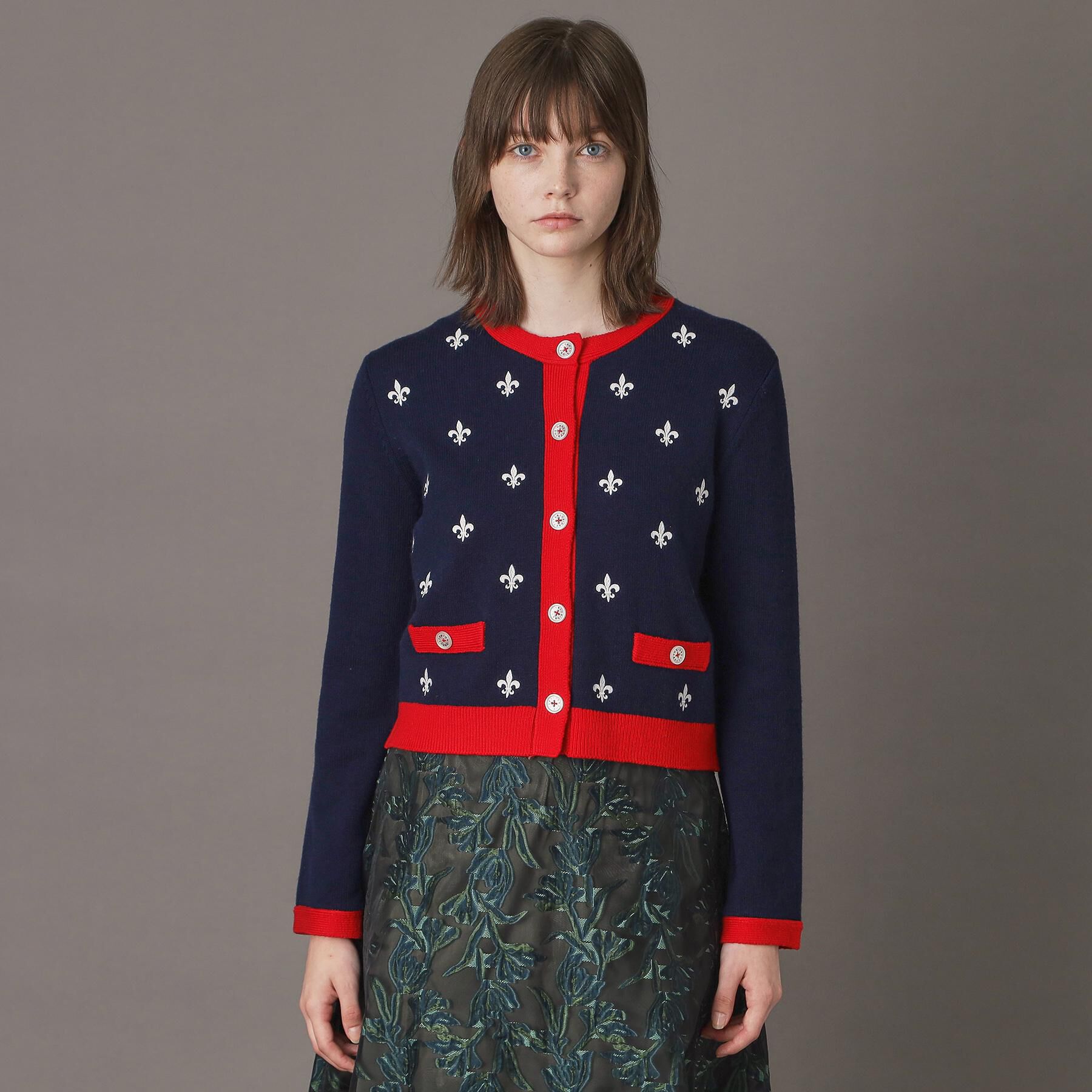 DRESSTERIOR「リリィクレストカーディガン」|カーディガン|