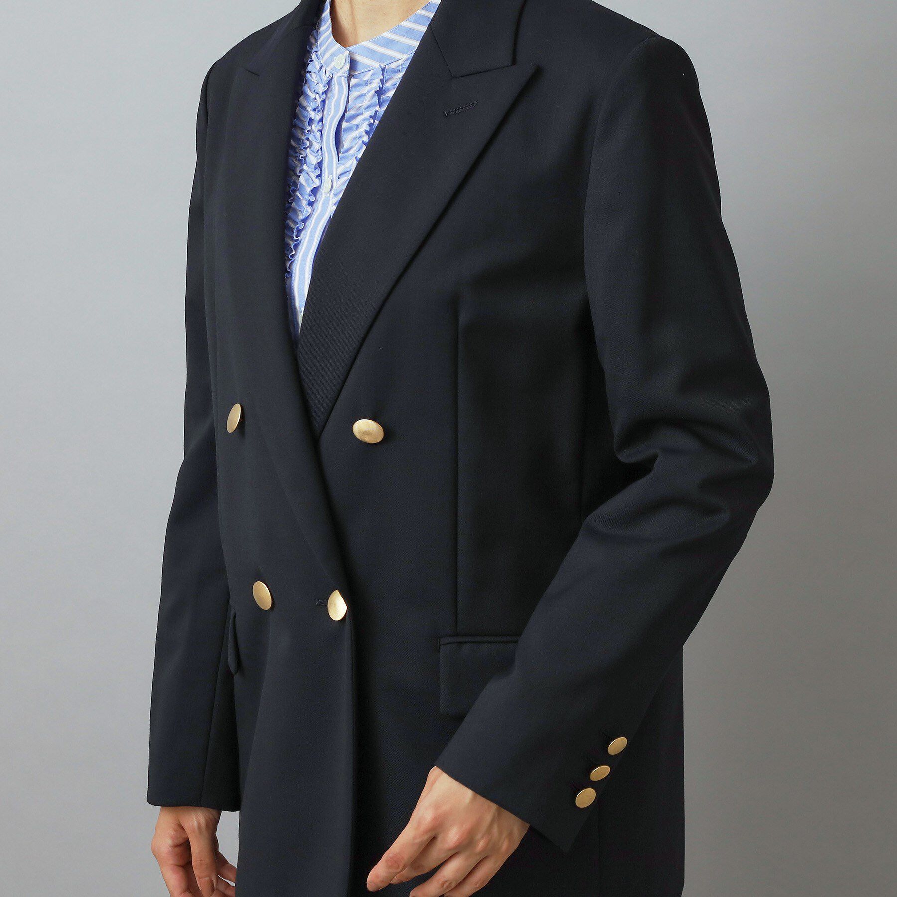 DRESSTERIOR「ストレッチサスティナブルブレザー」|テーラードジャケット|