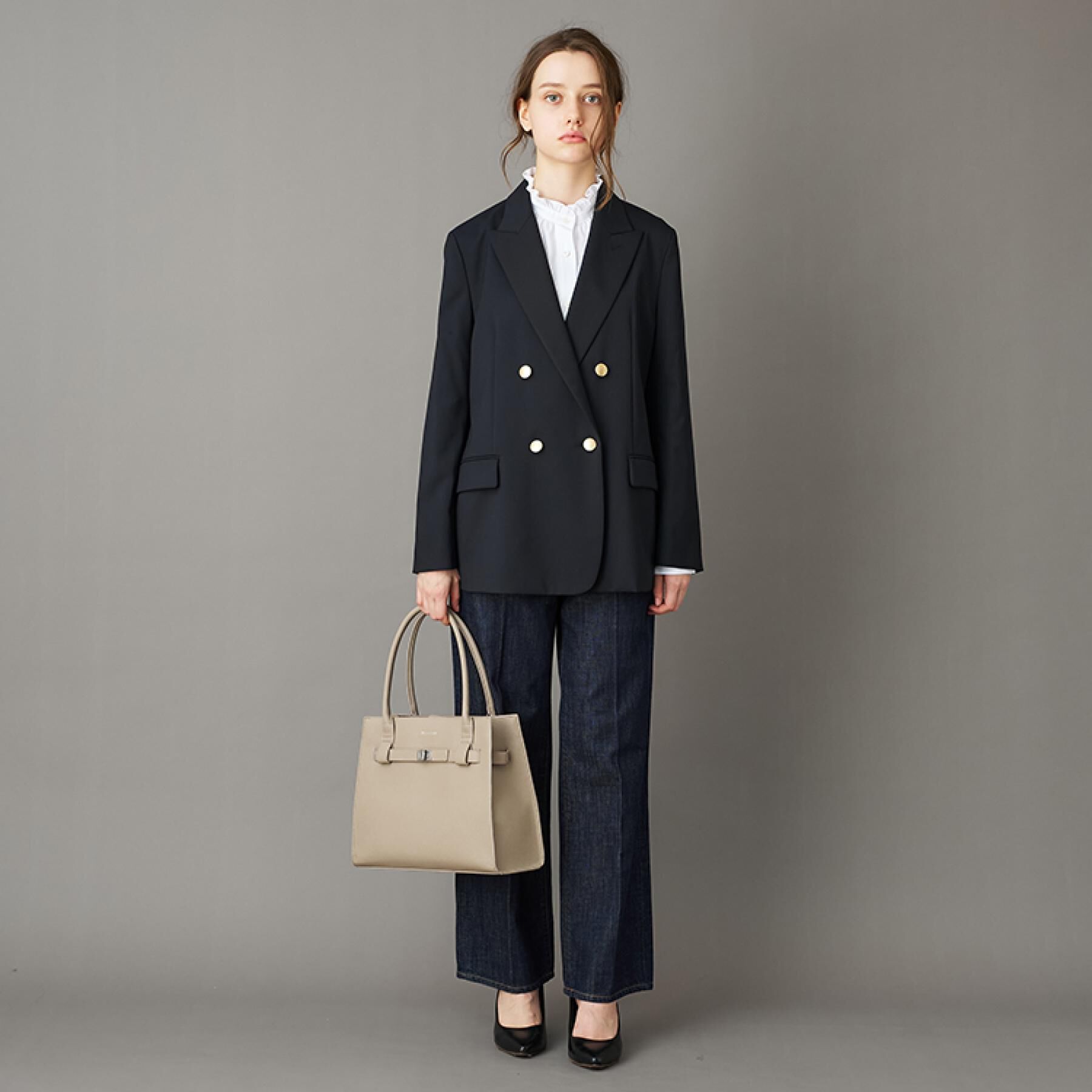 DRESSTERIOR「ストレッチサスティナブルブレザー」|テーラードジャケット|